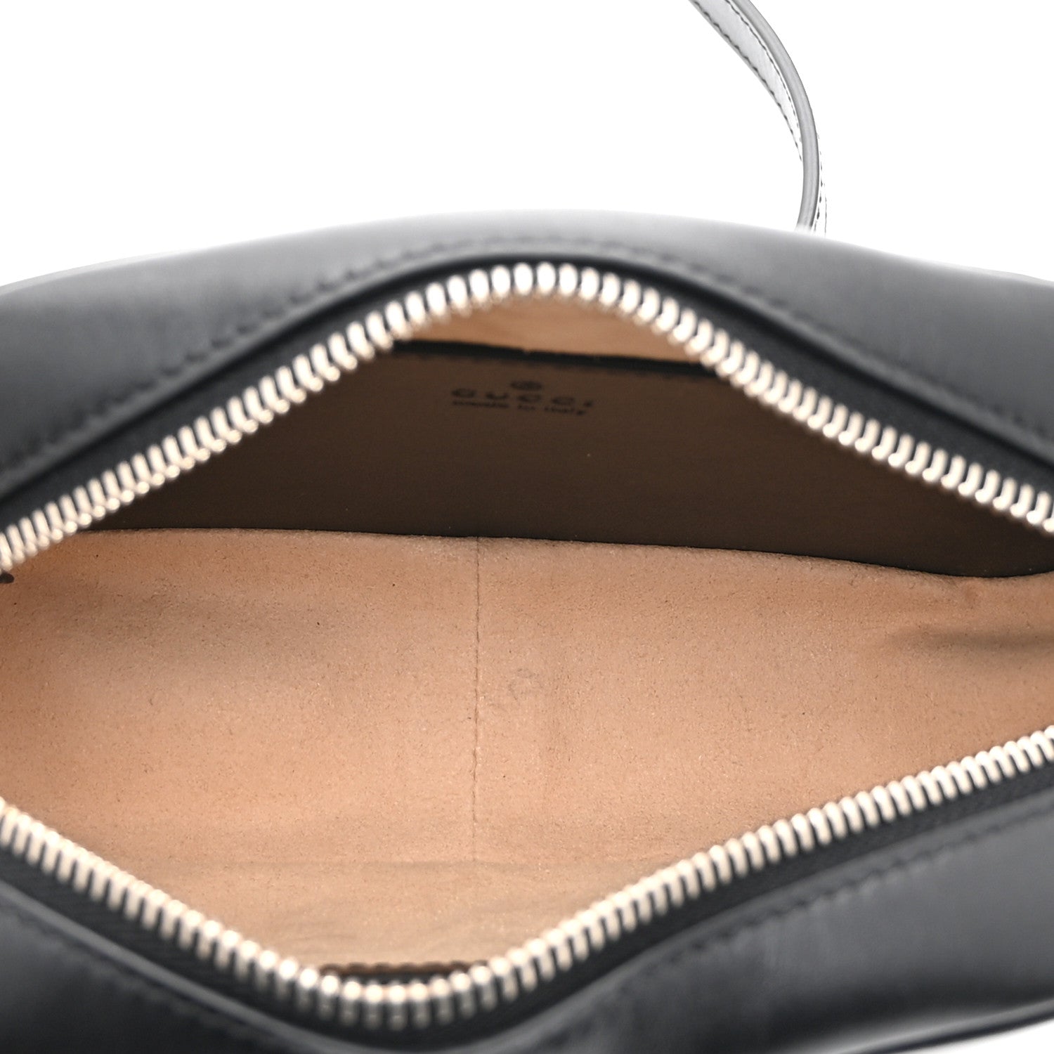 Calfskin Matelasse Aria Mini GG Marmont Chain Shoulder Bag Black