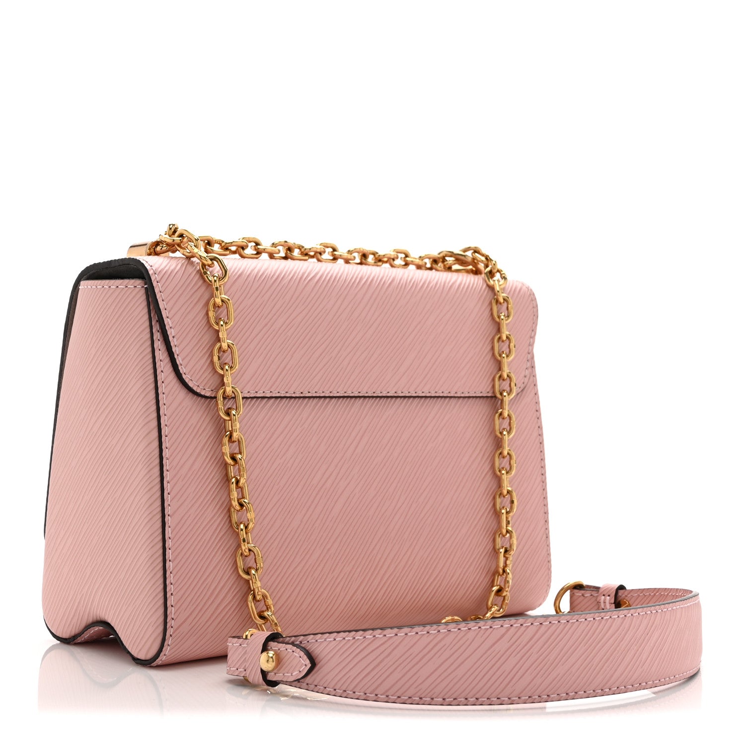Epi Couture’s Flower Twist Shoulder Bag MM Rose Ballerine