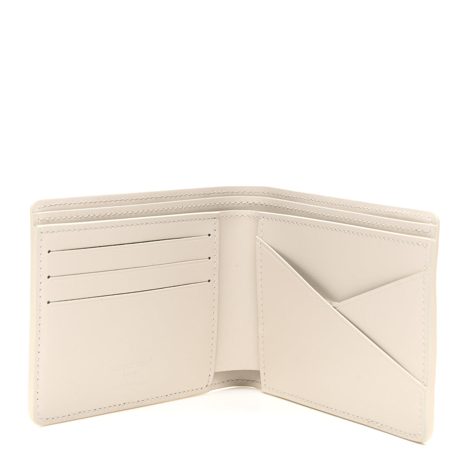 Monogram Shadow Multiple Wallet Ecru White