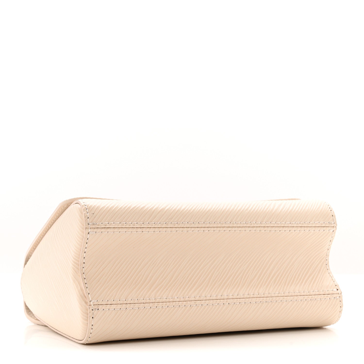 Epi Twist Braided Chain Shoulder Bag PM Quartz White