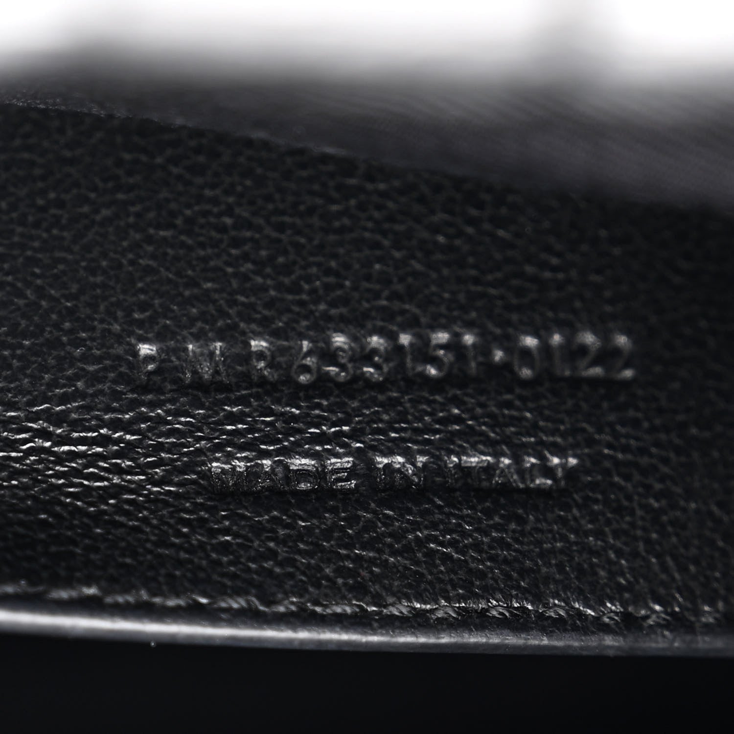 Calfskin Crocodile Embossed Matelasse Monogram Baby Niki Chain Satchel Black
