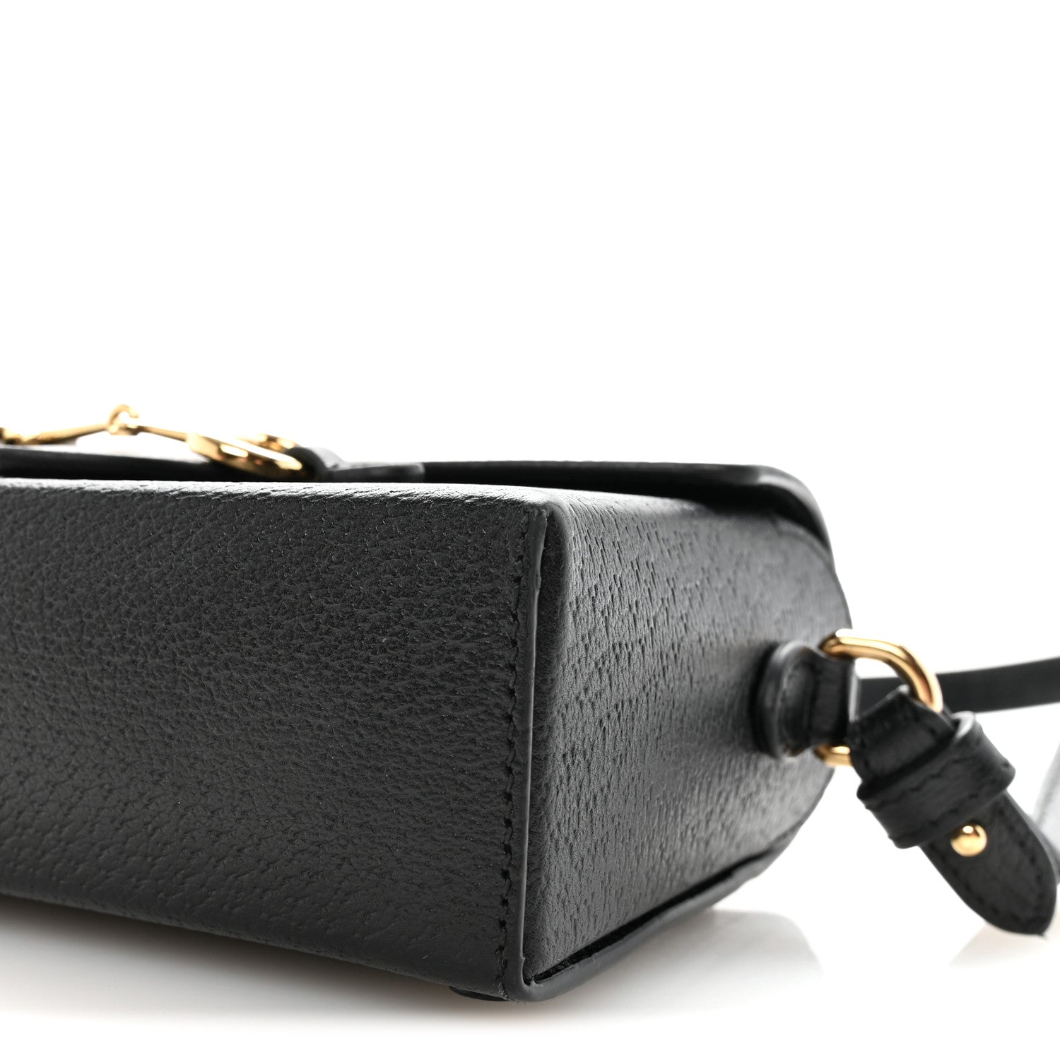 Calfskin Horsebit 1955 Shoulder Bag Black