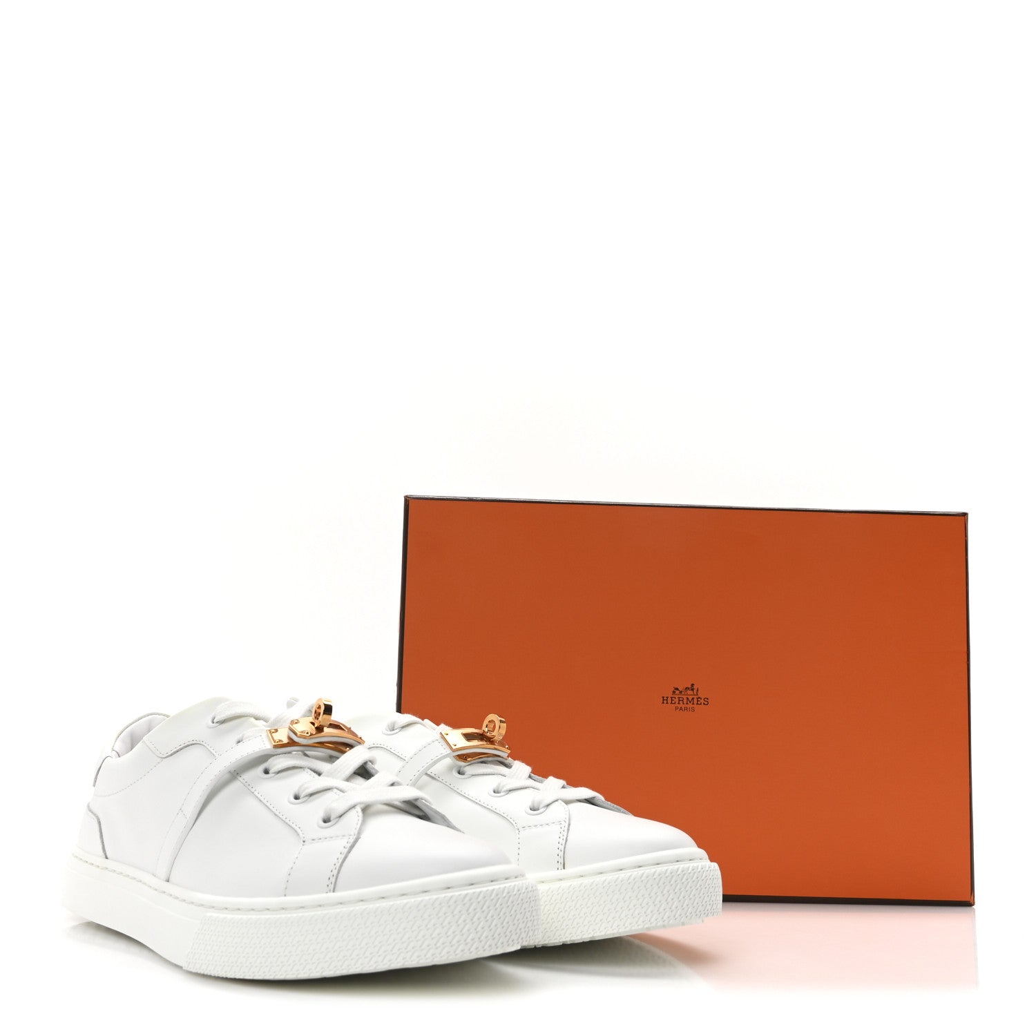 Calfskin Day Sneakers 40 White