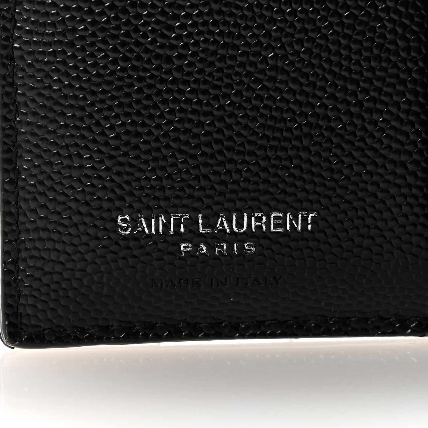 Grain De Poudre Matelasse Chevron Monogram Zipped Card Case Black