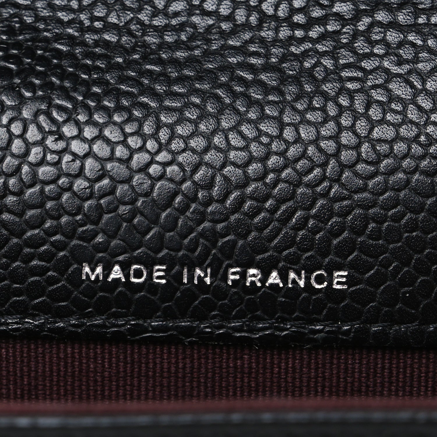 Caviar Quilted Flap Card Holder Black
