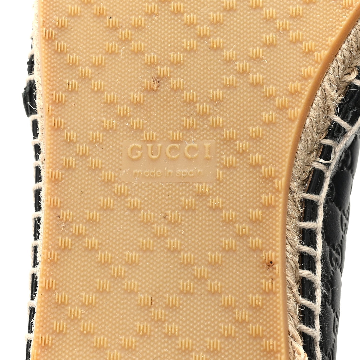 Microguccissima Signature Espadrilles 38 Black