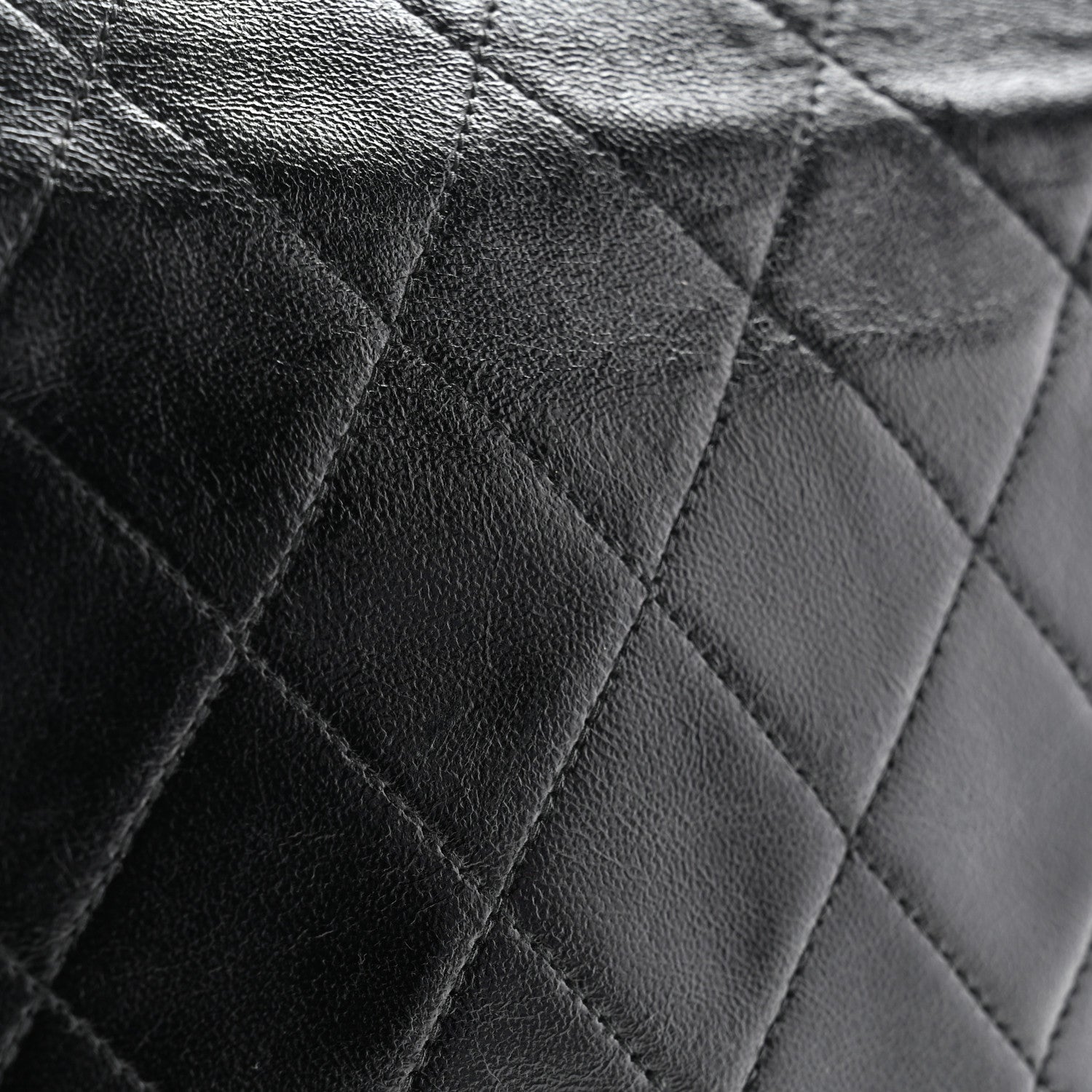 Lambskin Quilted Small Single Flap Black