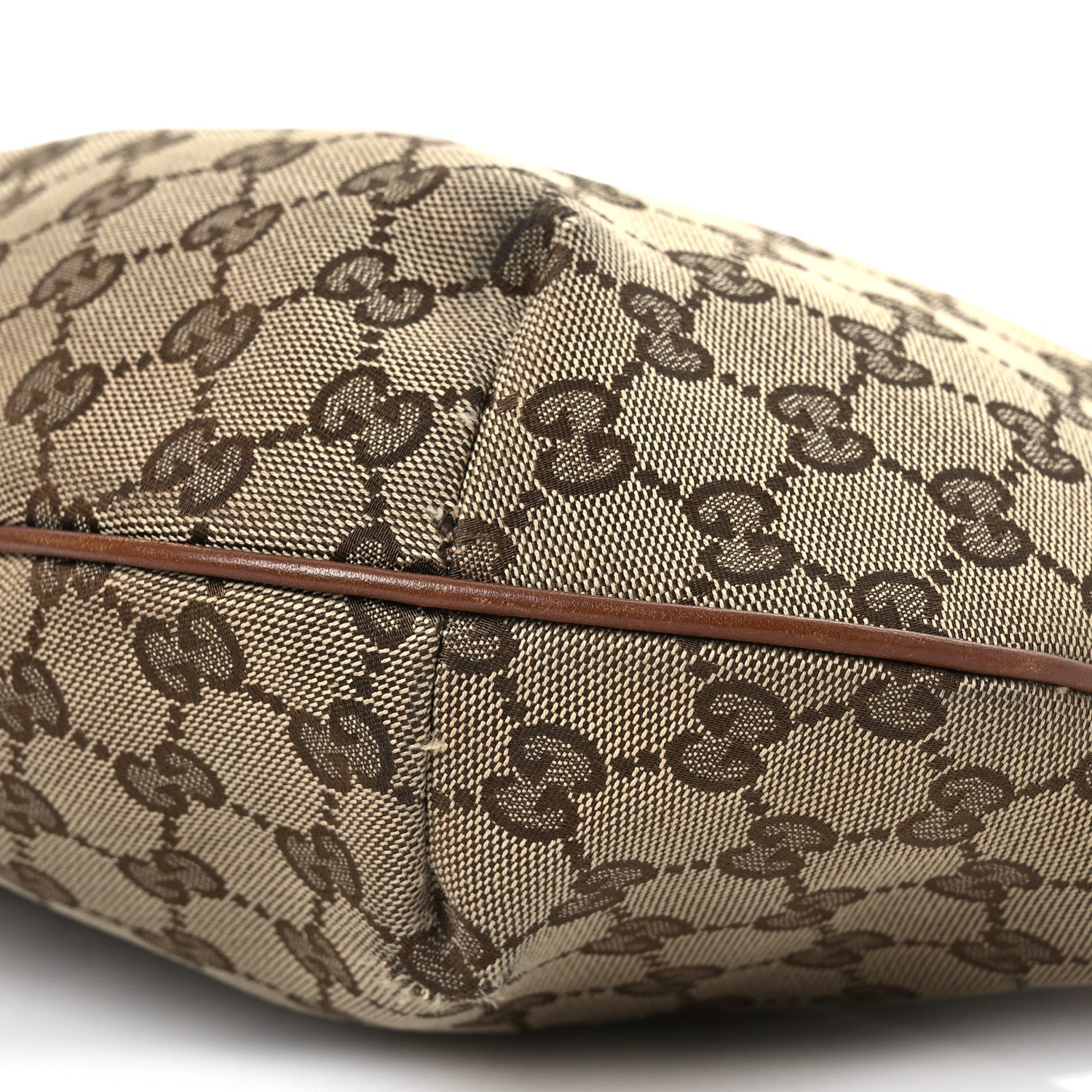 Monogram Medium Half Moon Hobo Brown