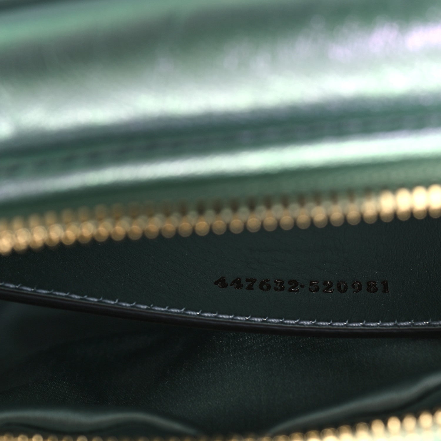 Iridescent Nappa Chevron Matelasse Small GG Marmont Chain Shoulder Bag Iridescent Salvy Green