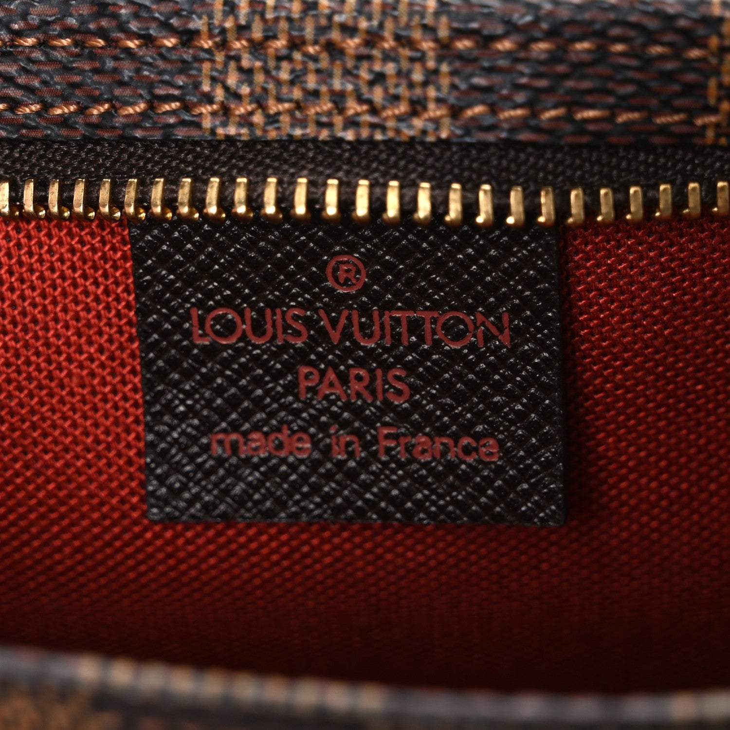 Damier Ebene Trousse Make Up Bag Pochette