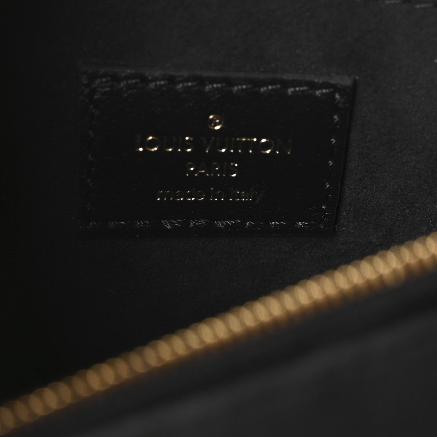 Calfskin LV New Wave Chain Bag Black