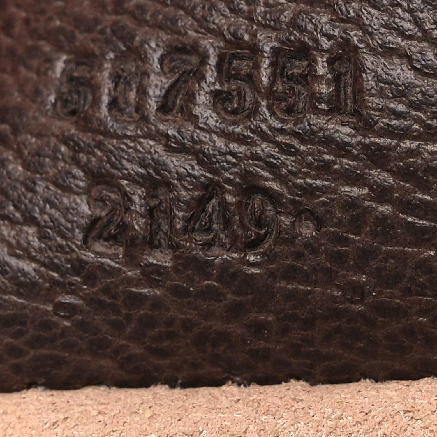 GG Supreme Monogram Large Ophidia Pouch Clutch Brown