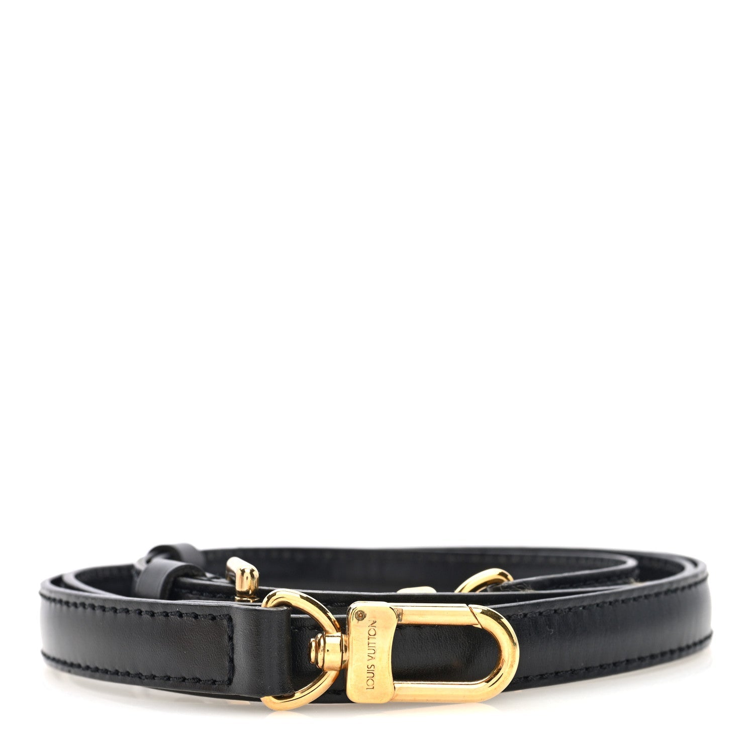 Calfskin 16mm Adjustable Shoulder Strap Black