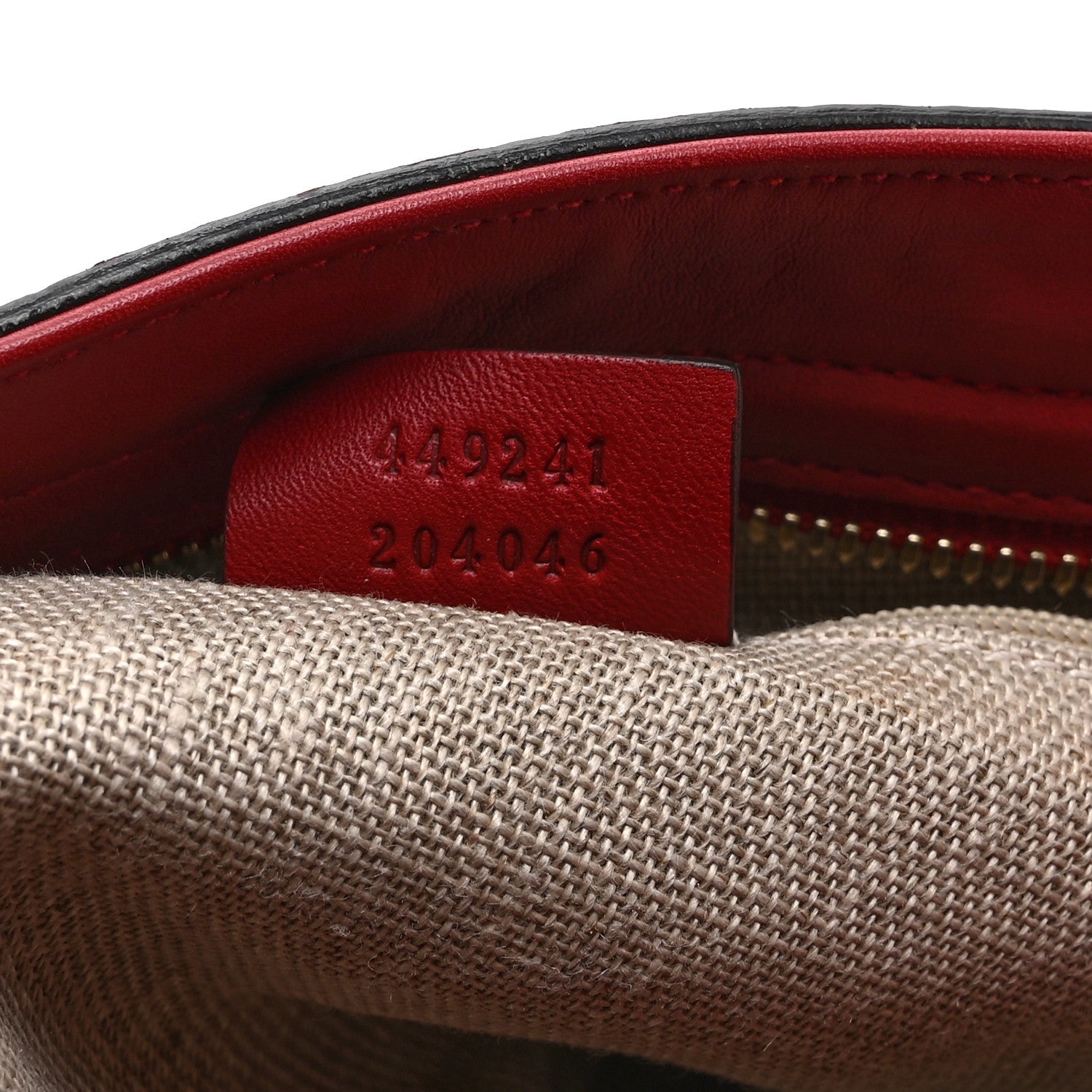 Microguccissima Small Bree Tote Red
