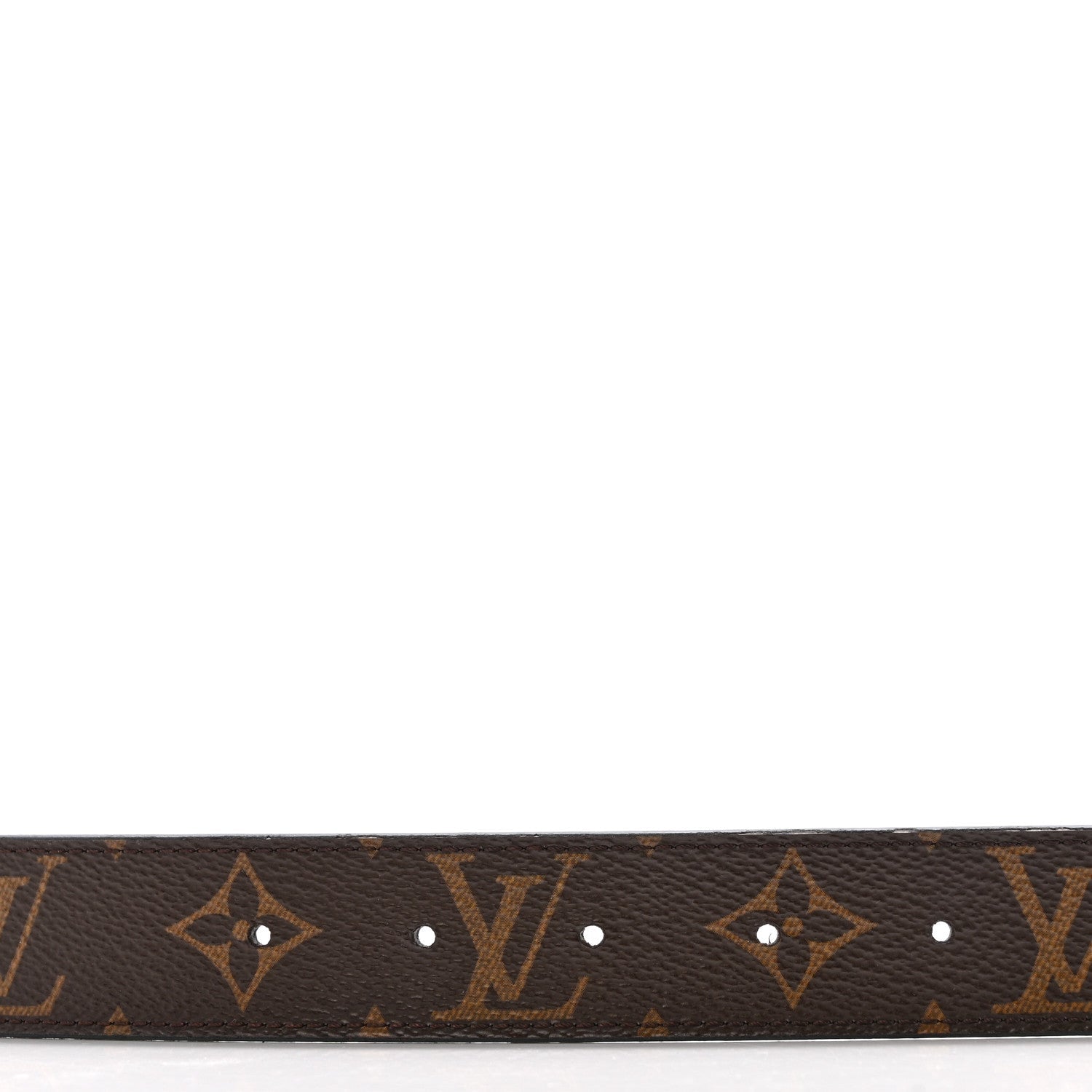 Calfskin Monogram 30mm LV Initiales Reversible Belt 80 32 Black