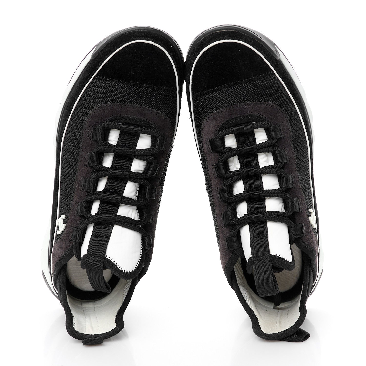 Fabric Suede CC Sneakers 39 Black Dark Grey
