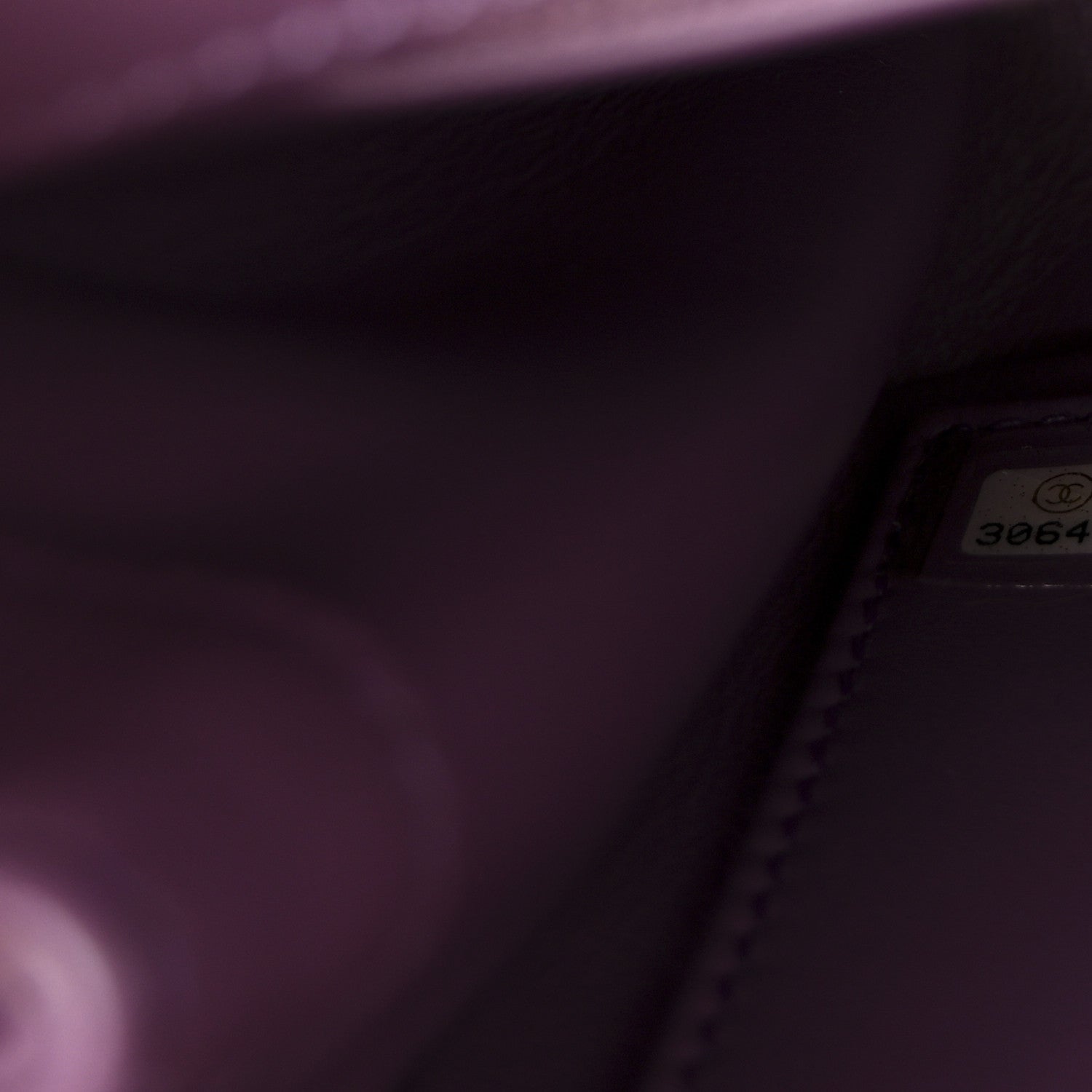 Lambskin Quilted Small CC Filigree Flap Purple
