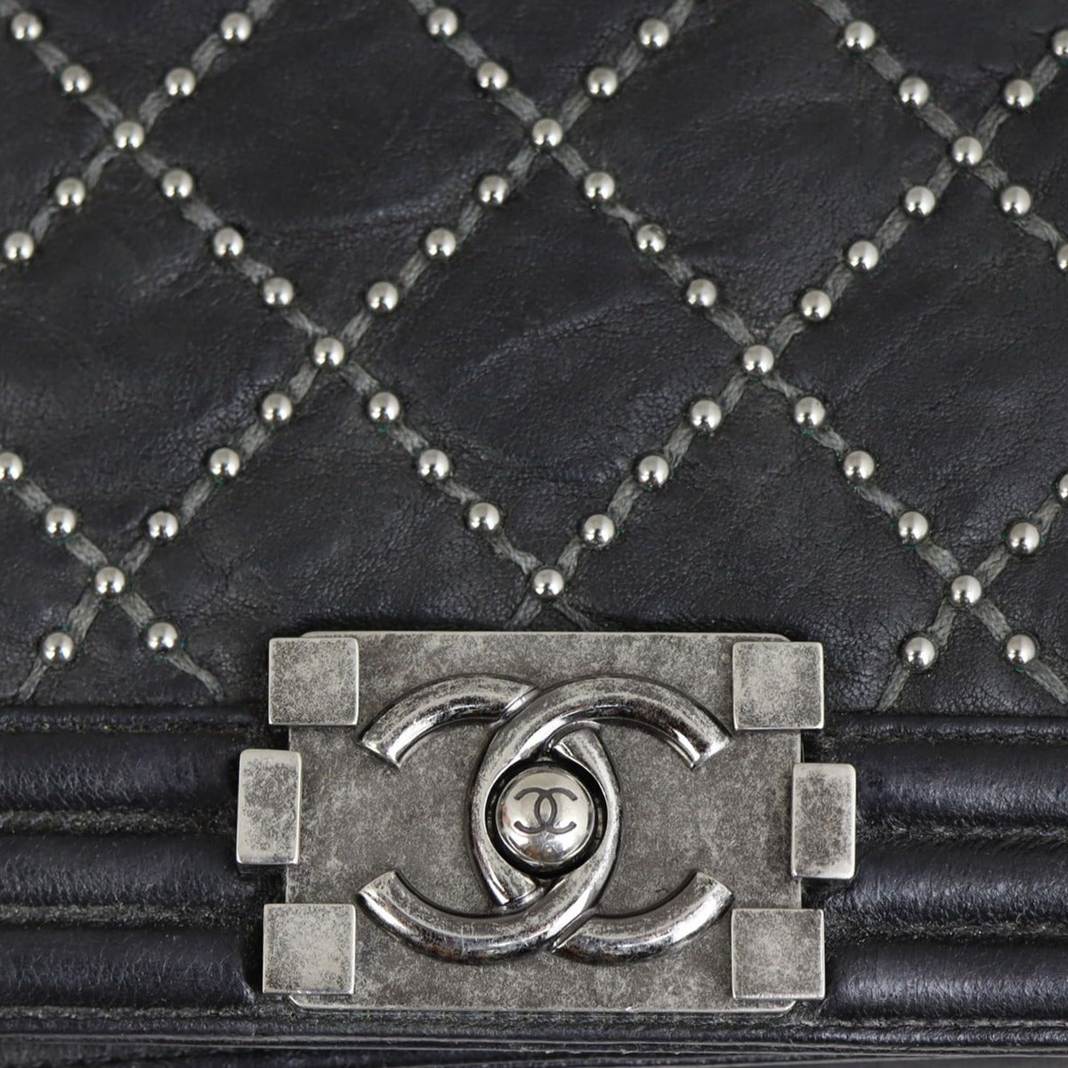 Chanel Boy New Medium Studded