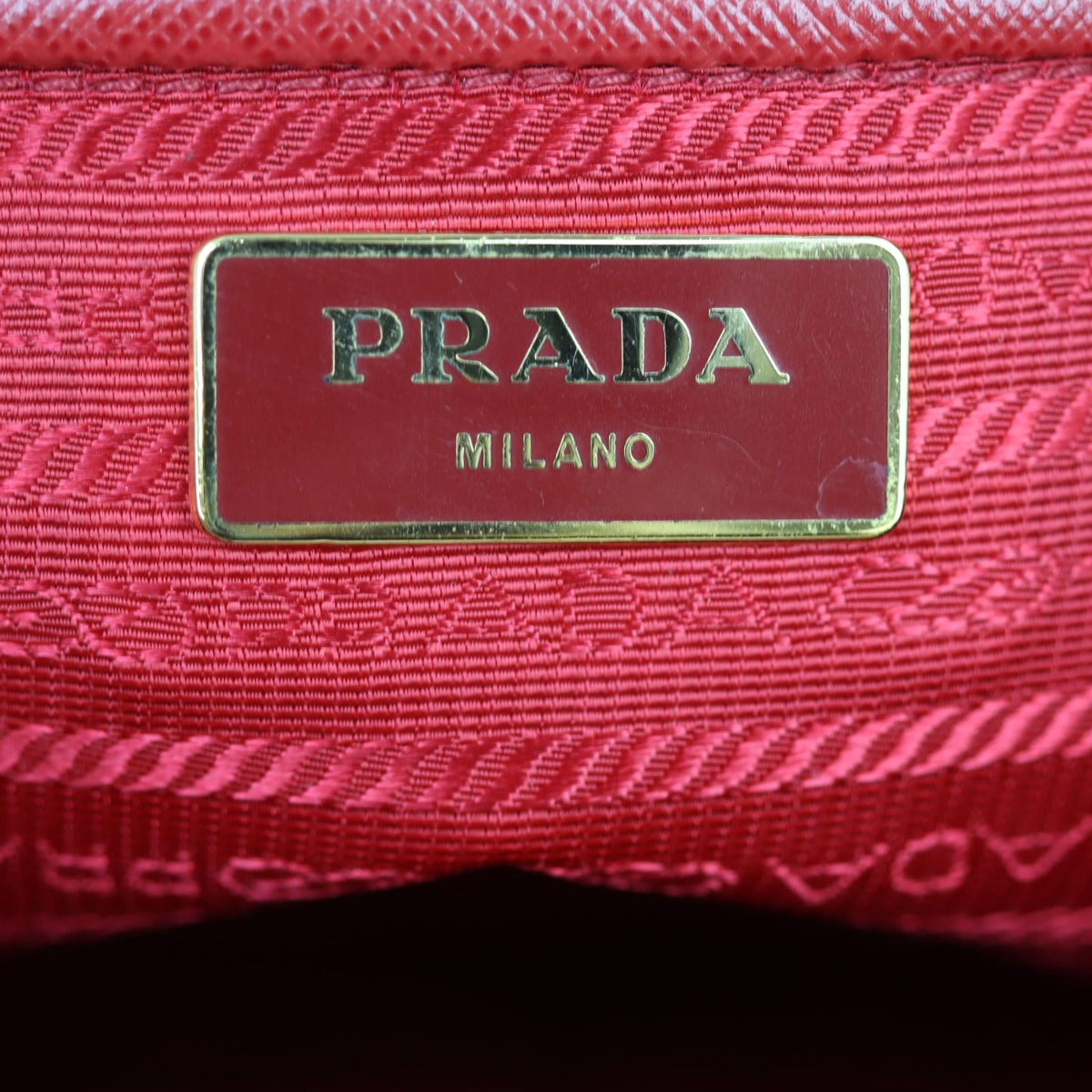 Prada Saffiano Lux Bauletto Bag