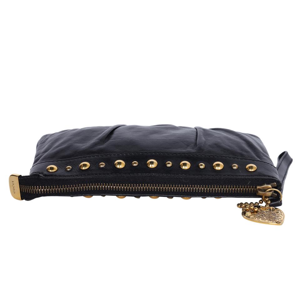 GG Leather Hysteria Clutch Wristlet