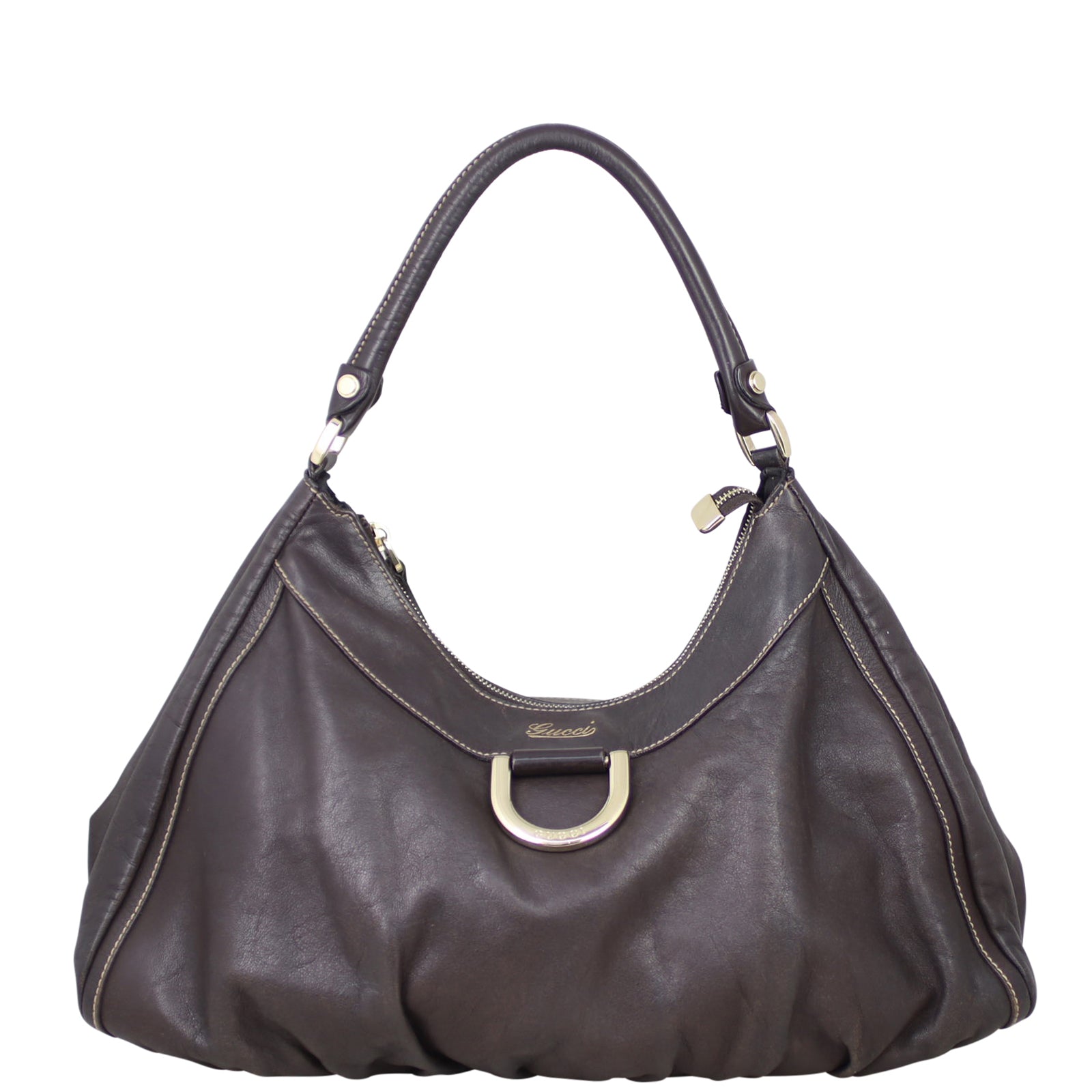 Gucci Abbey D-Ring Leather Hobo