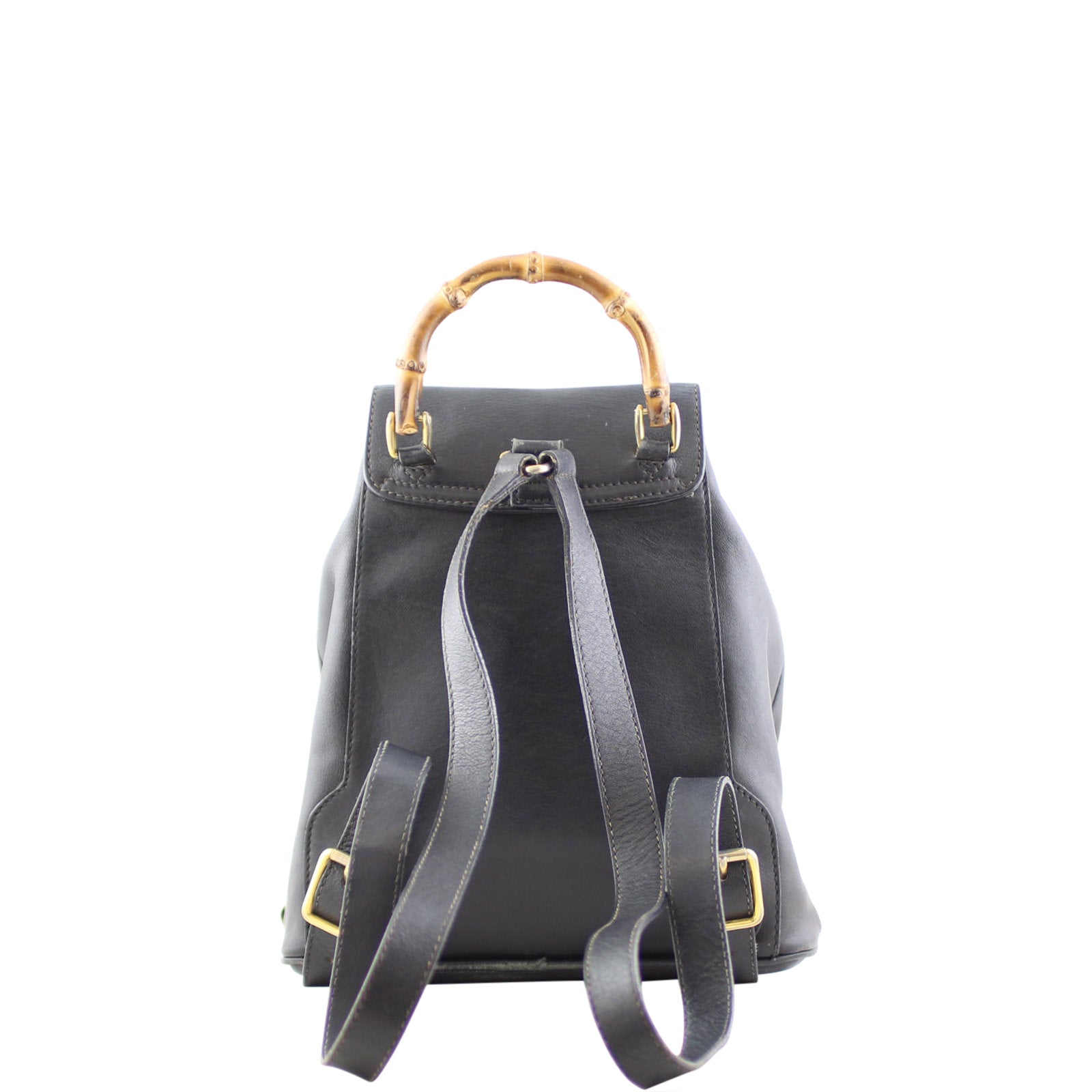 Gucci Bamboo Leather Backpack