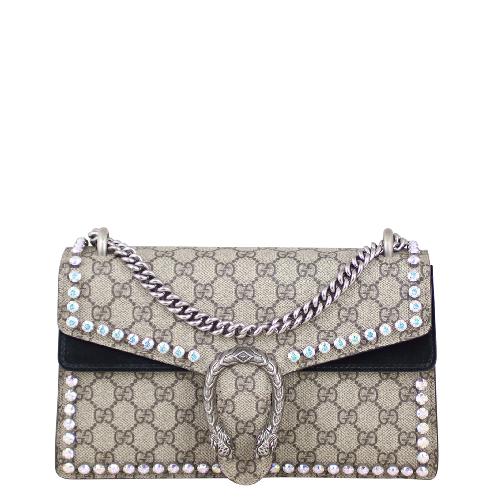 Gucci Dionysus Crystal Embellished Small Shoulder Bag