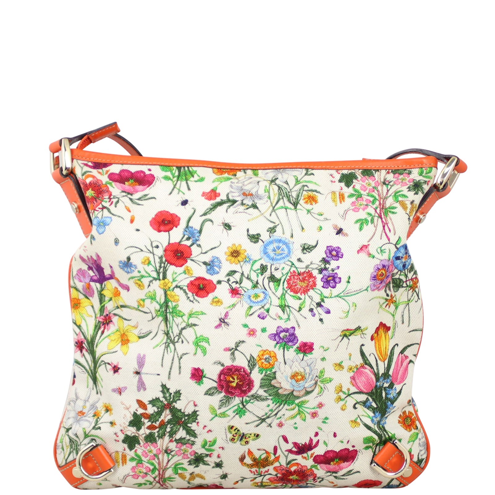 Gucci Flora Canvas Messenger Bag