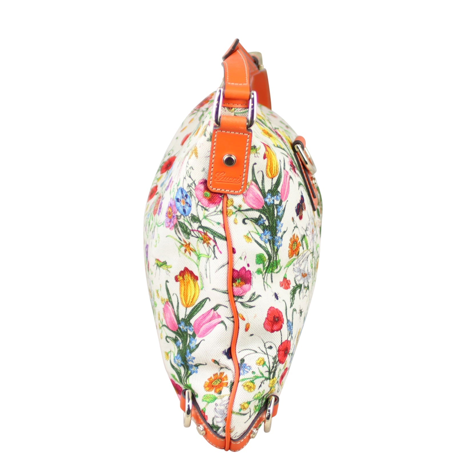 Gucci Flora Canvas Messenger Bag