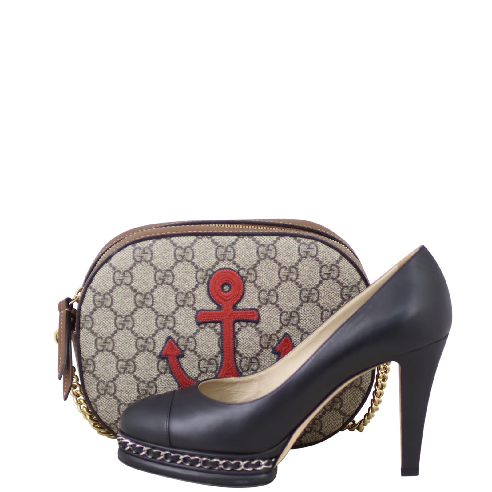 Gucci GG Supreme Anchor Chain Bag