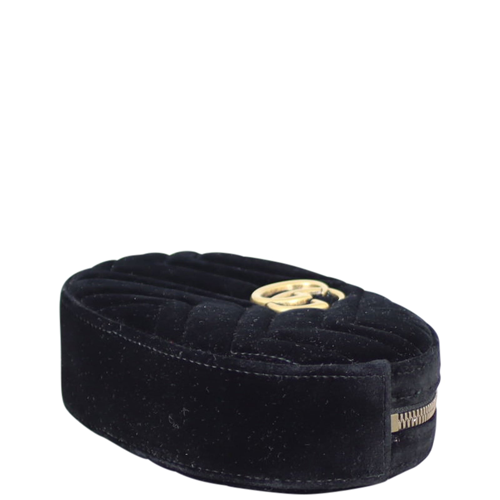 Gucci GG Marmont Matelasse Velvet Belt Bag