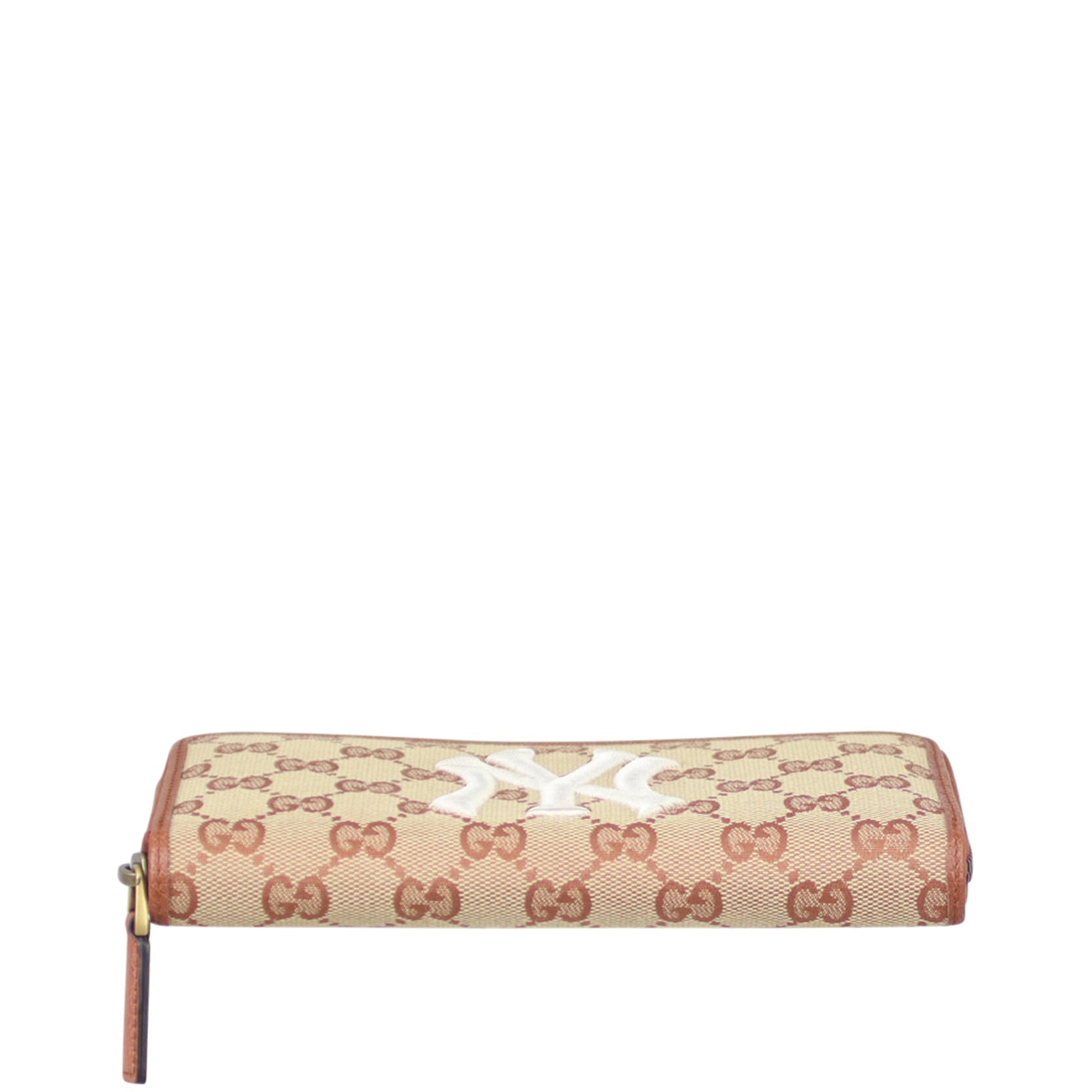 Gucci GG Original Zip Around Wallet with Yankees Patch