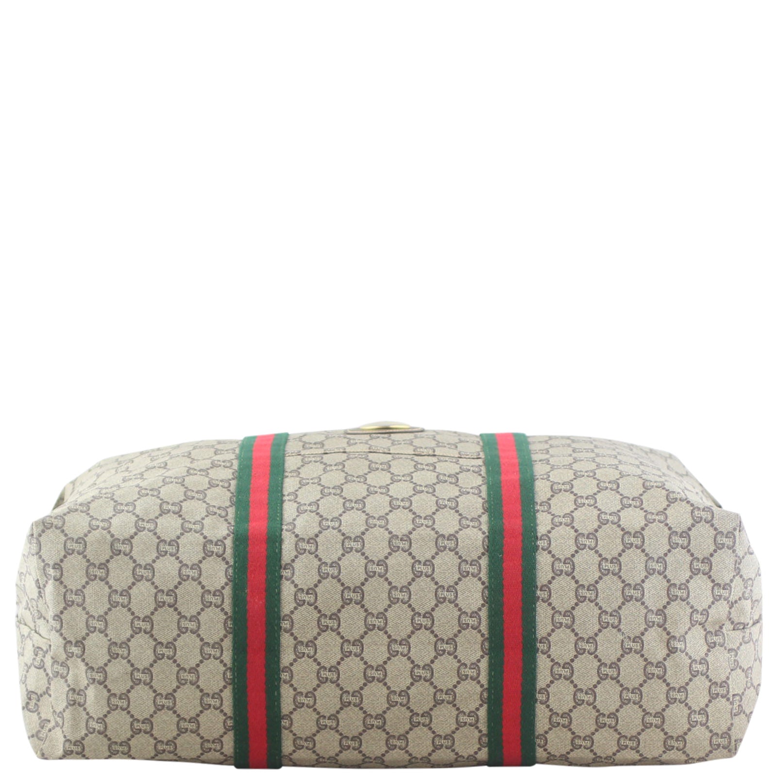 Gucci Vintage GG Plus Web Travel Tote