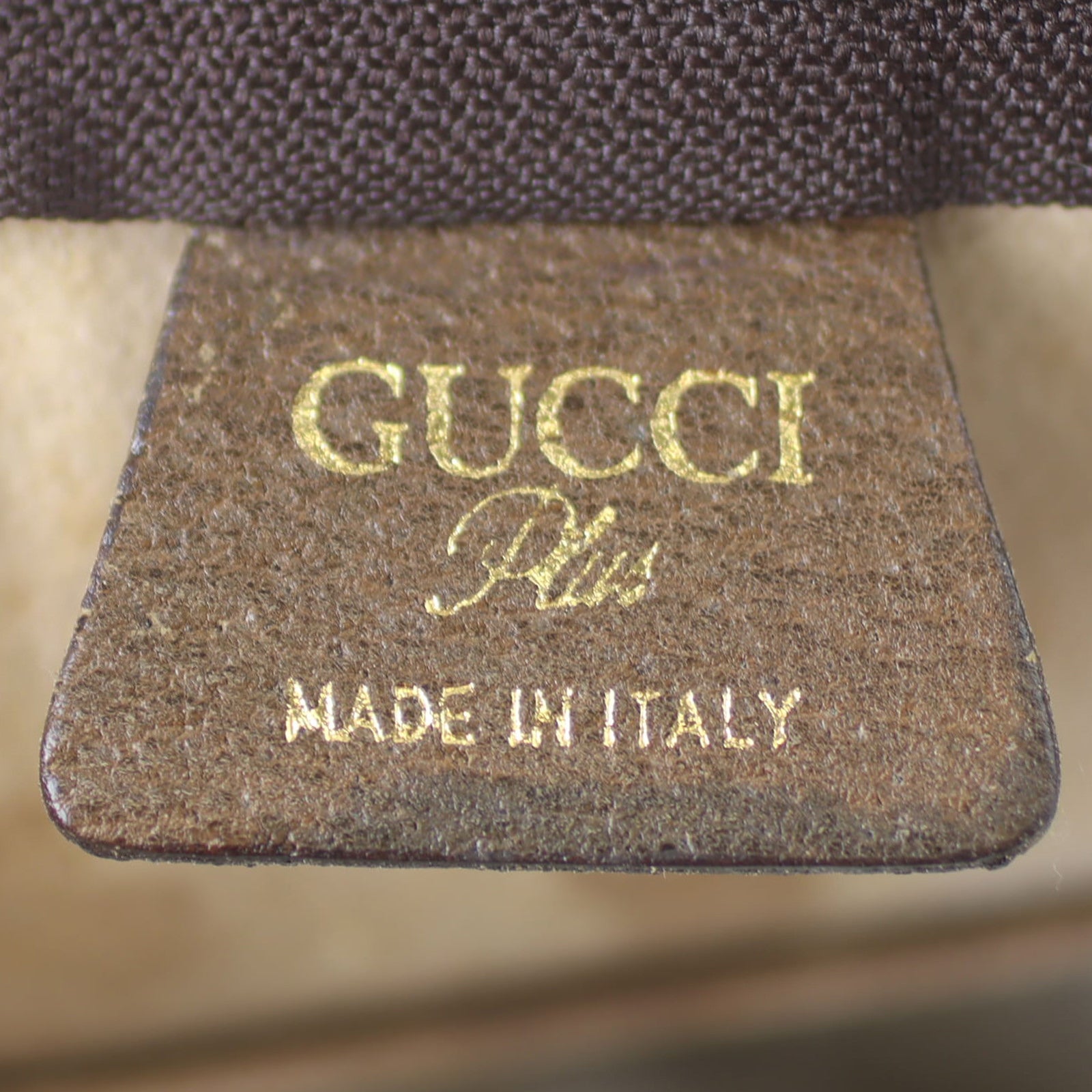 Gucci GG Supreme Plus Web Tote