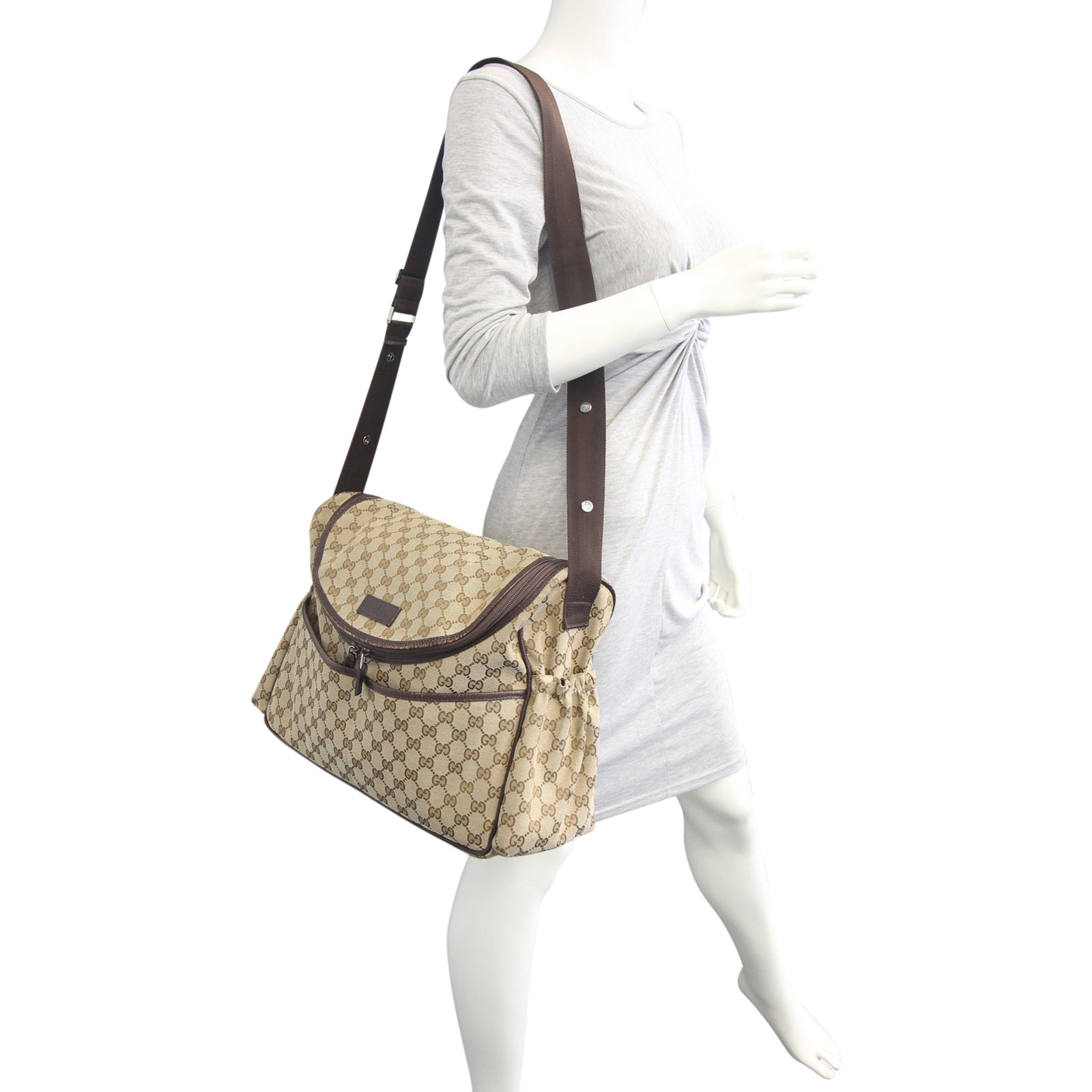 Gucci GG Canvas Baby Bag