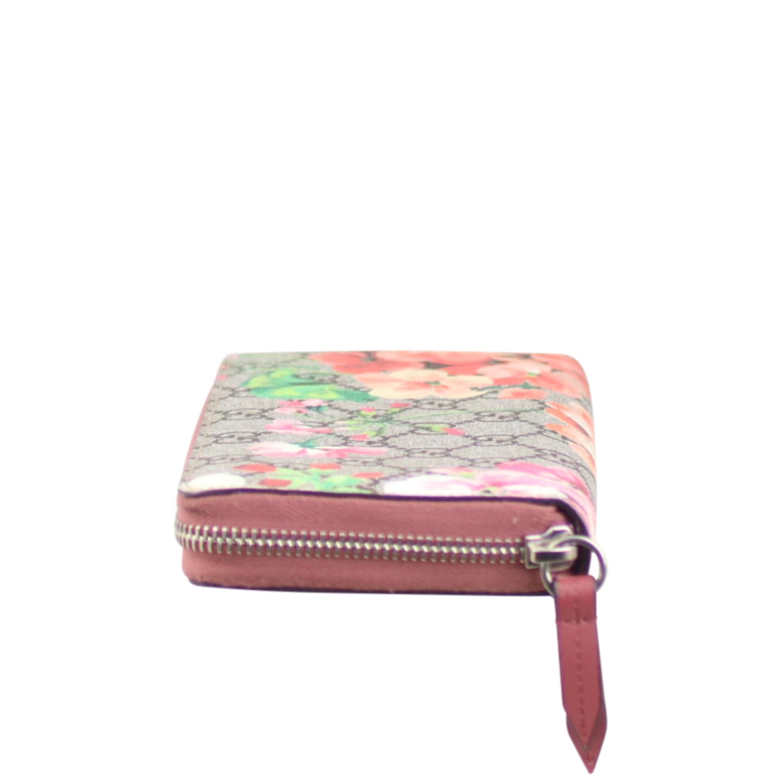 Gucci GG Supreme Blooms Zip Around Wallet