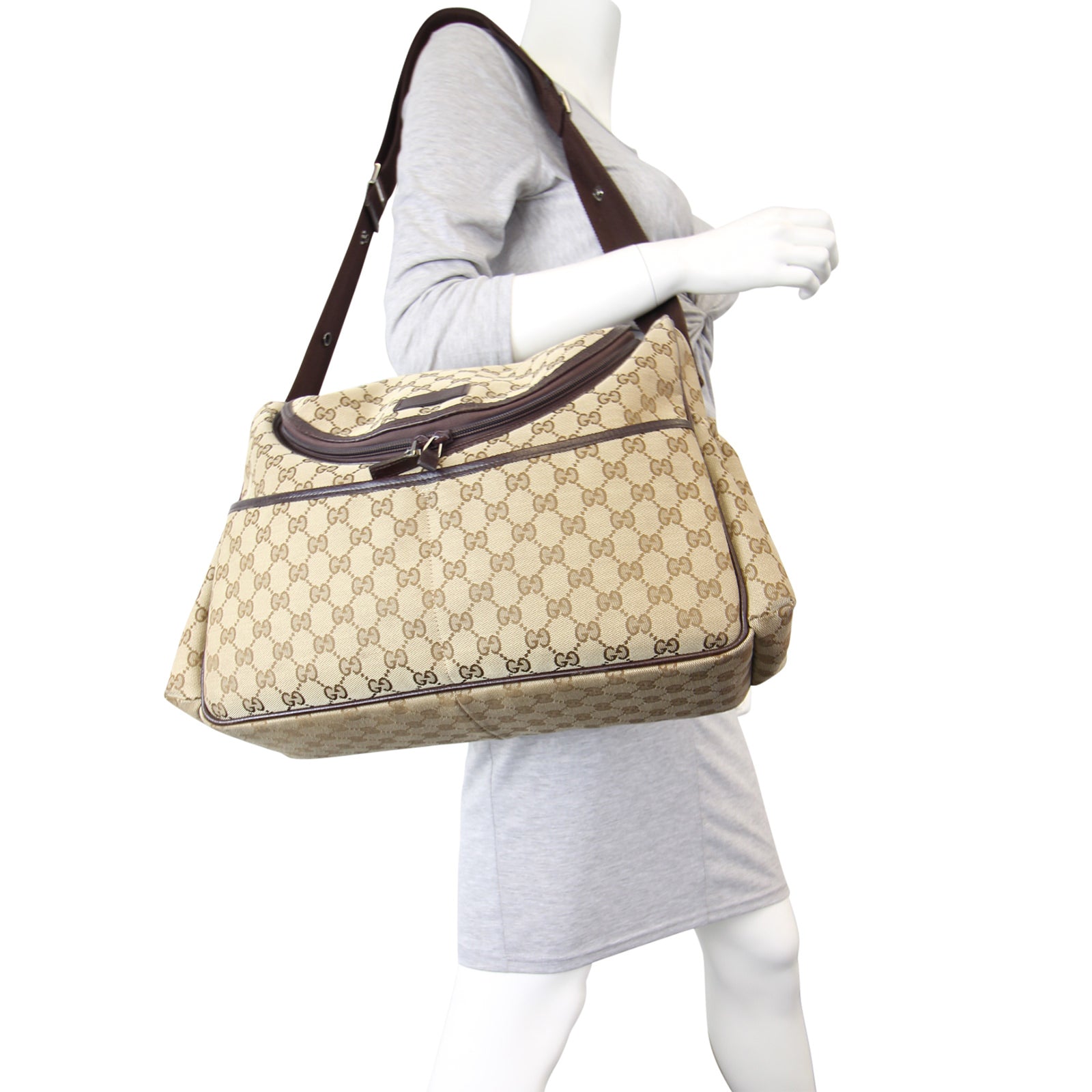 Gucci GG Supreme Diaper Bag