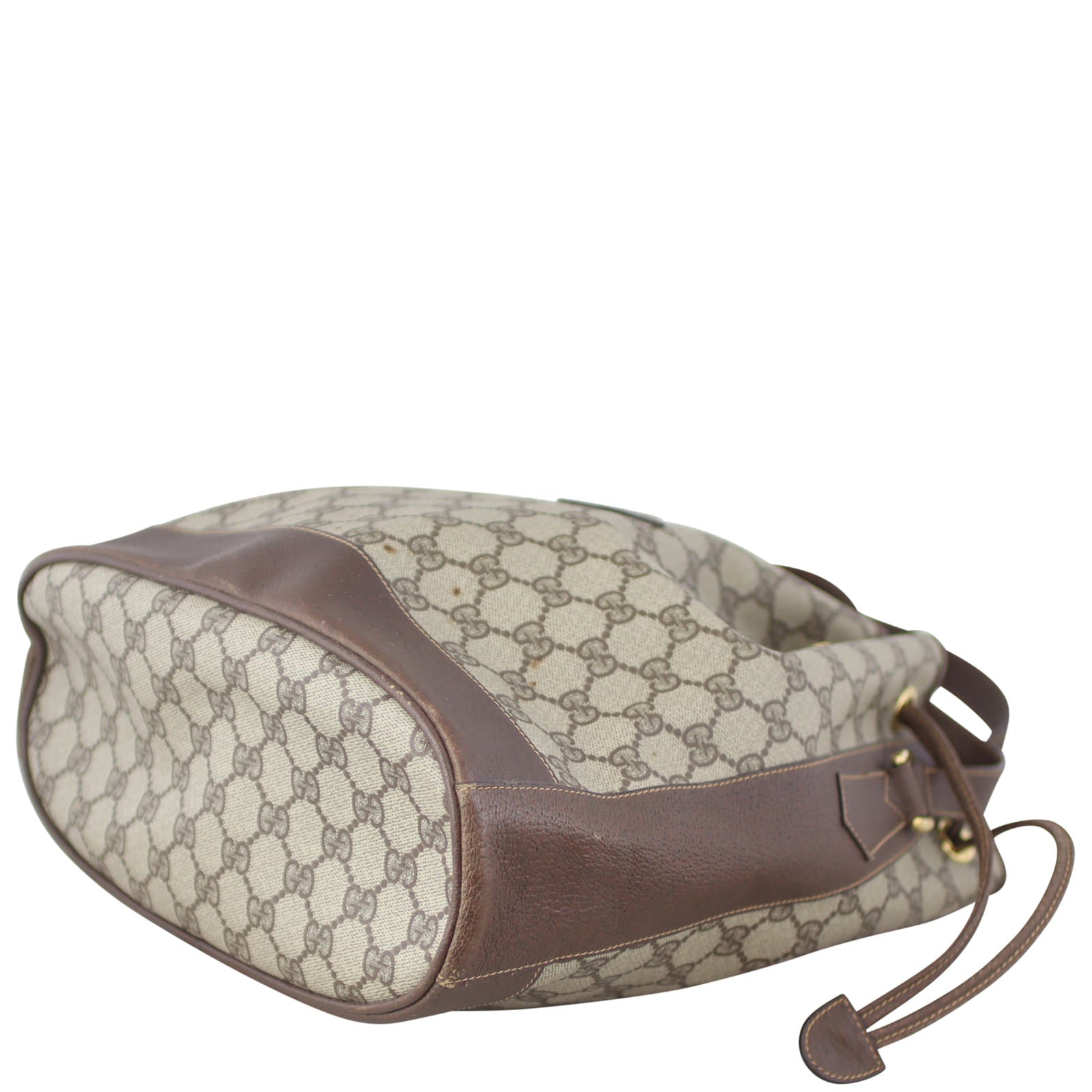 Gucci GG Supreme Drawstring Bucket Bag