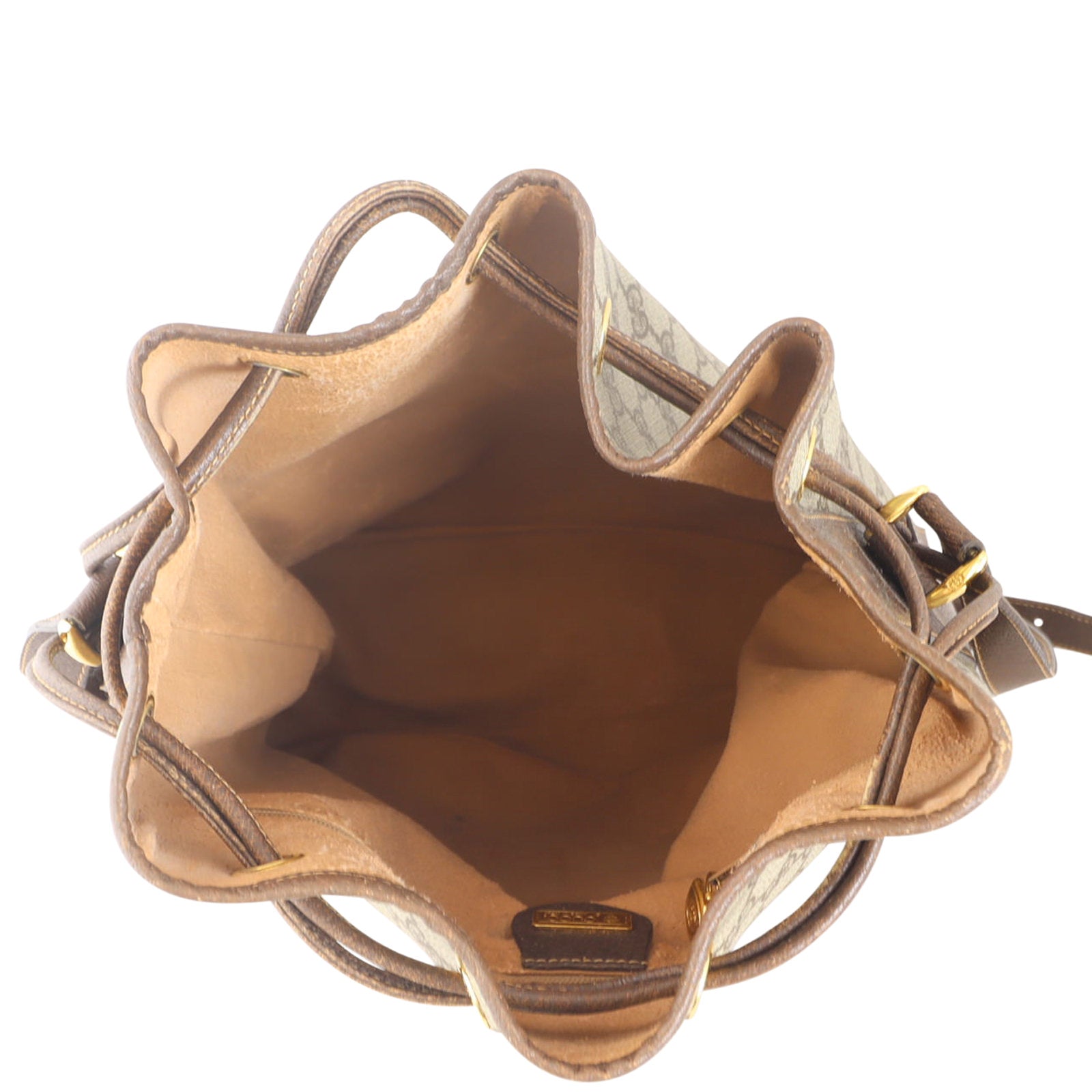 Gucci GG Supreme Drawstring Bucket Bag