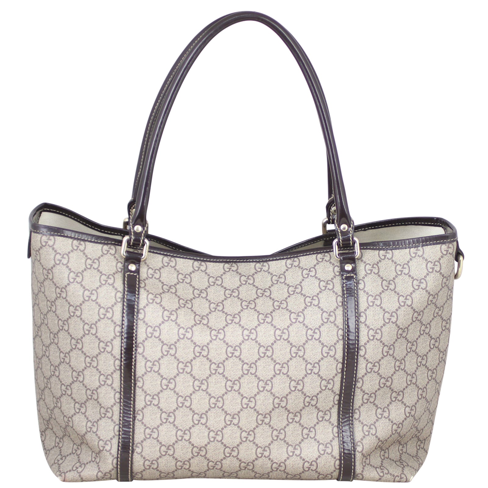 Gucci GG Supreme Tattoo Hearts Joy Tote Medium
