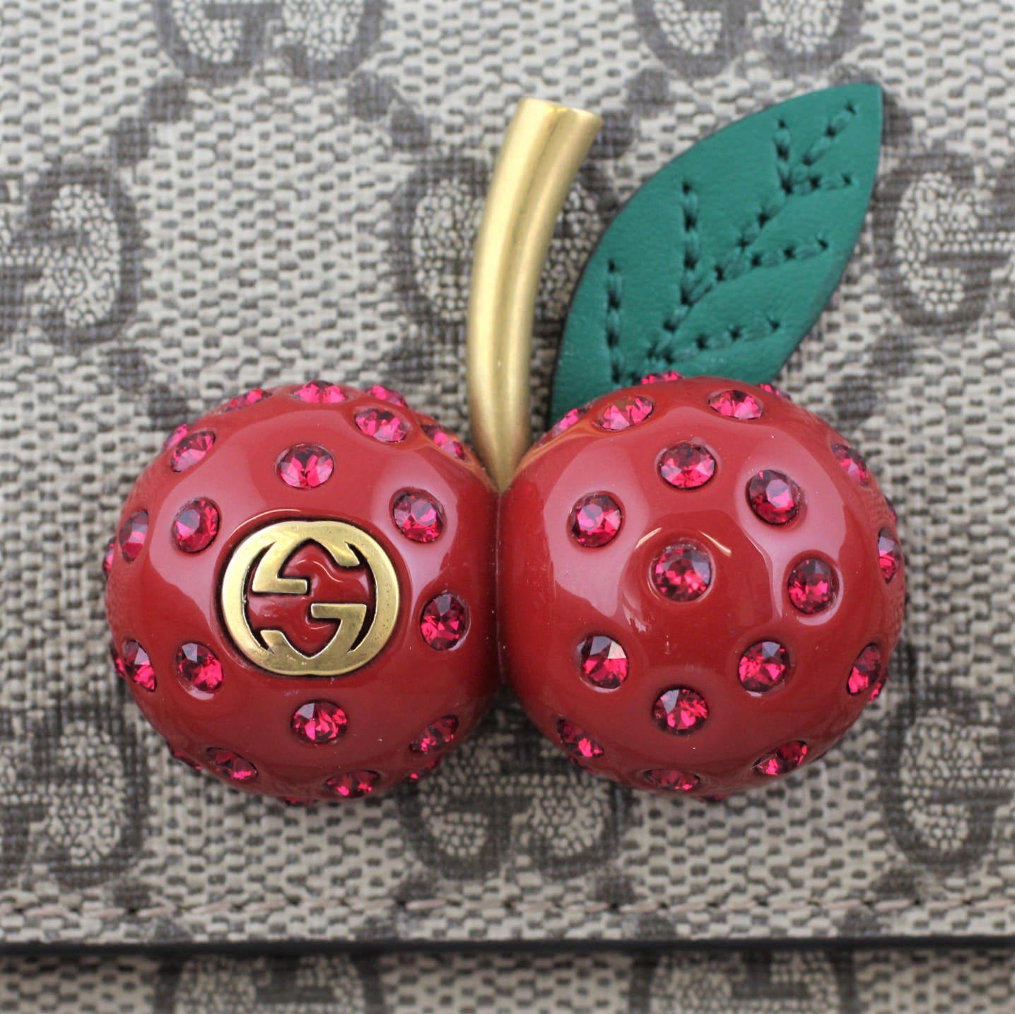 Gucci GG Supreme Mini Bag with Cherries