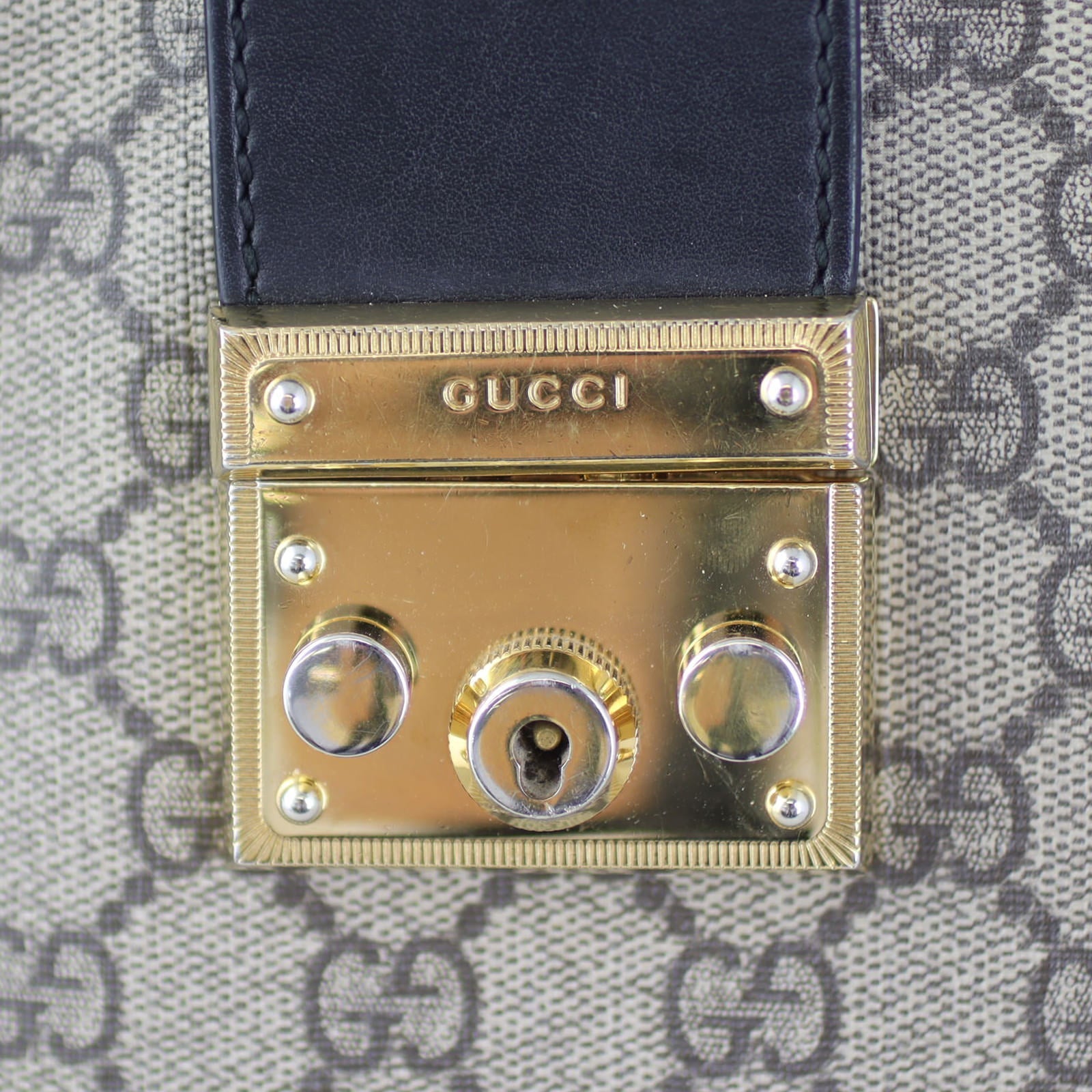 Gucci GG Supreme Padlock Tote Medium