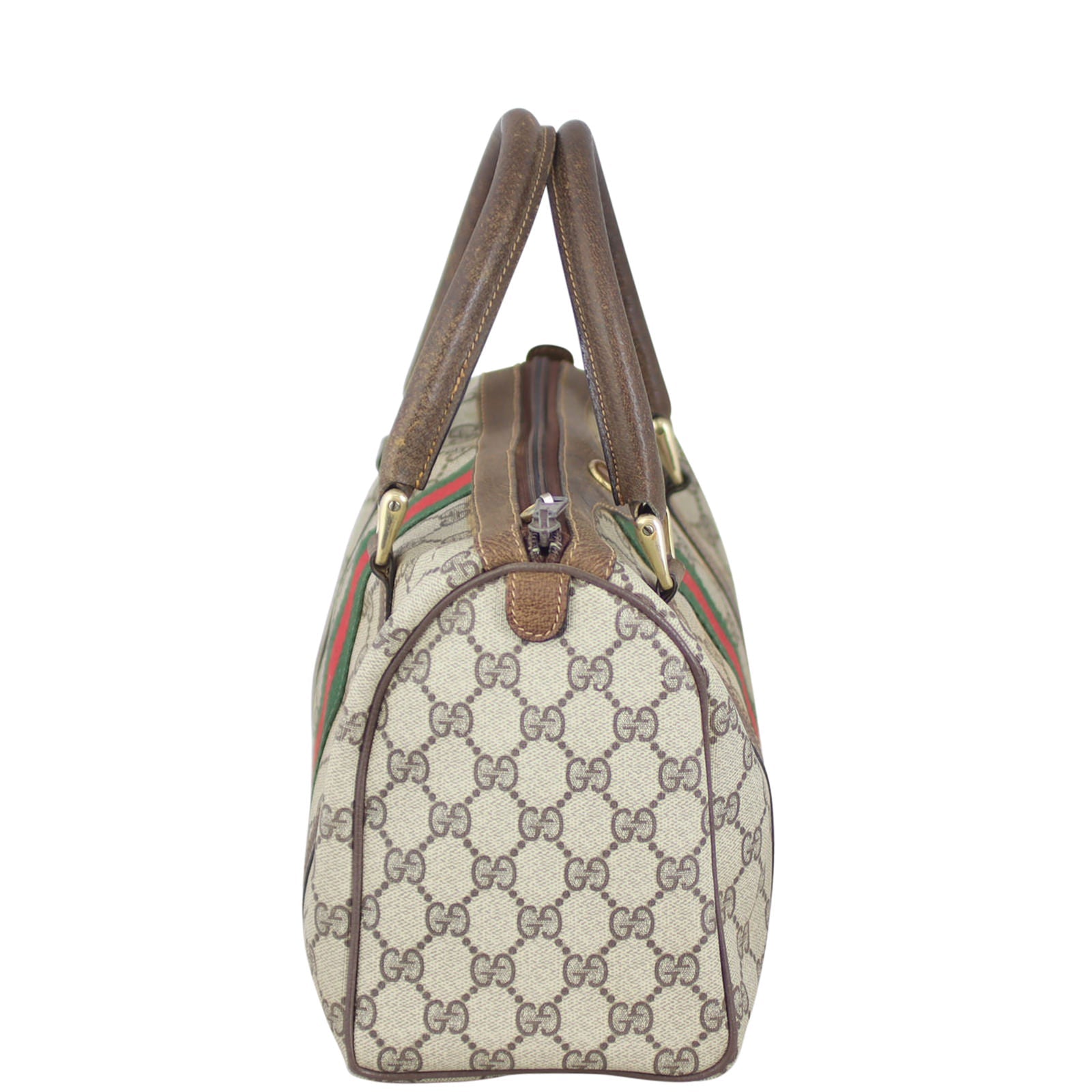 Gucci GG Web Boston Bag