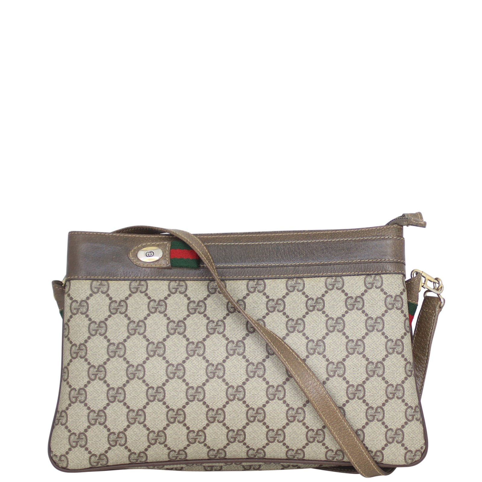 Gucci GG Web Sherry Line Shoulder Bag