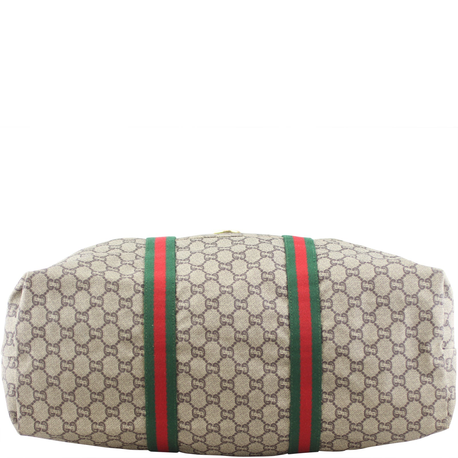 Gucci Vintage GG Plus Web Travel Tote