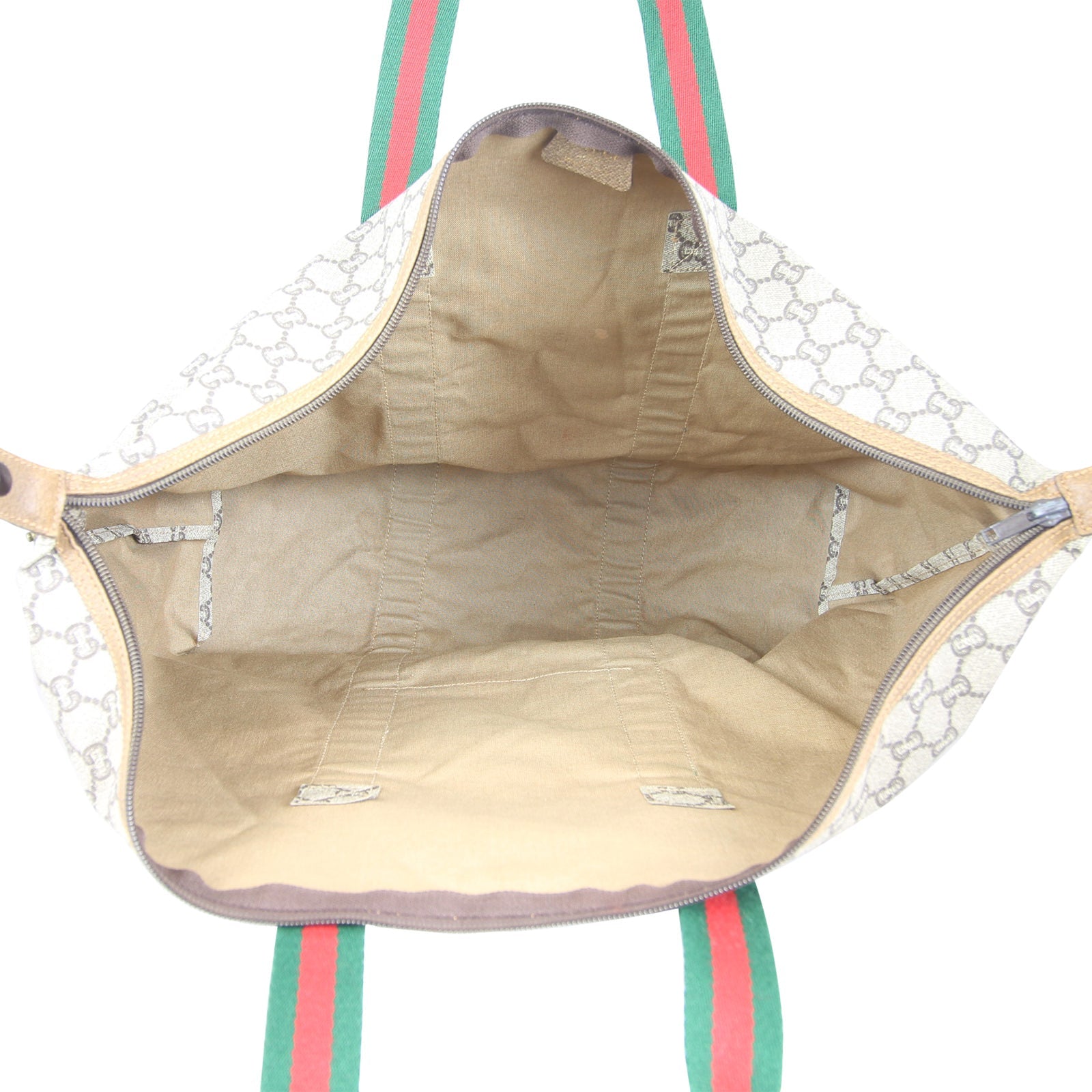 Gucci Vintage GG Plus Web Travel Tote