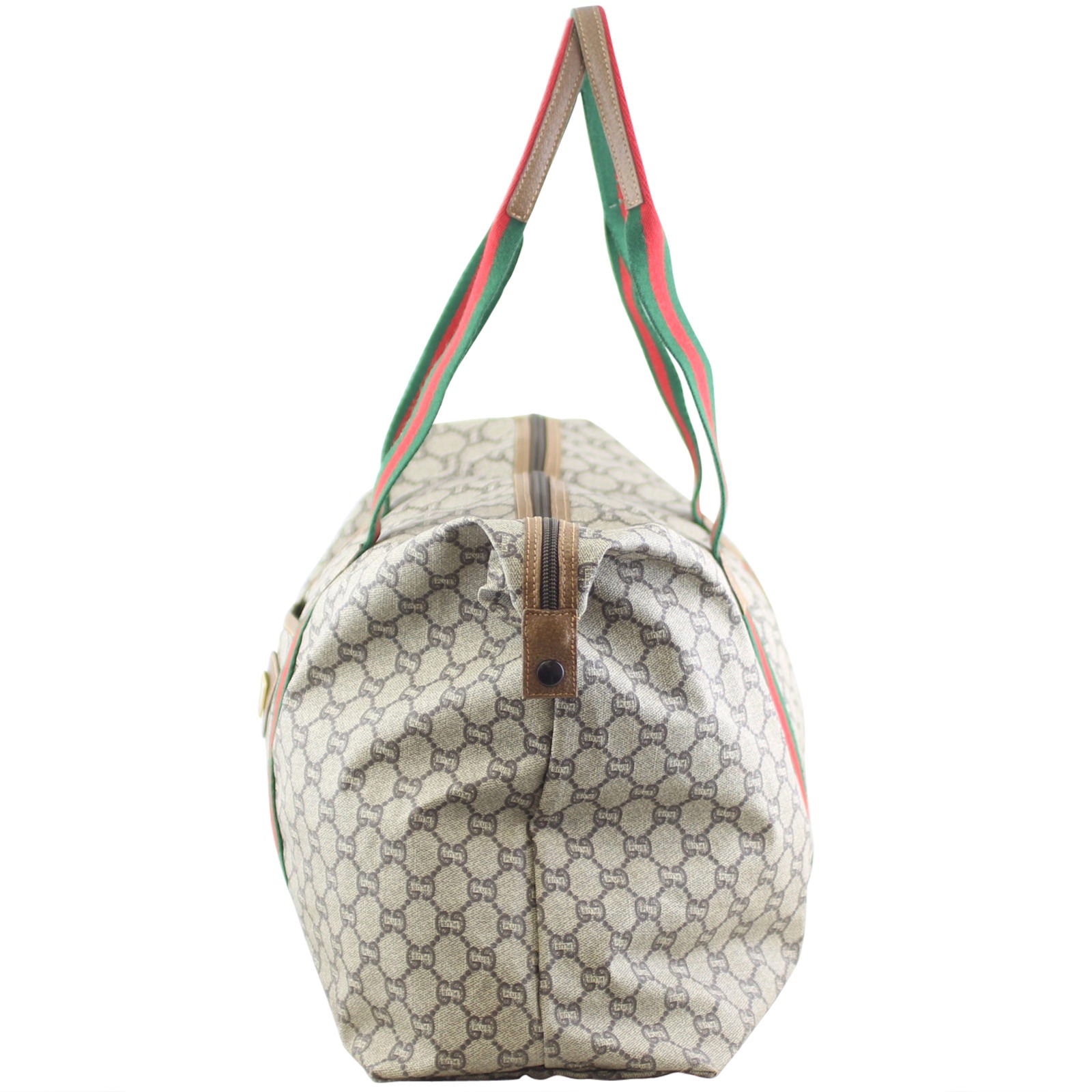 Gucci Vintage GG Plus Web Travel Tote