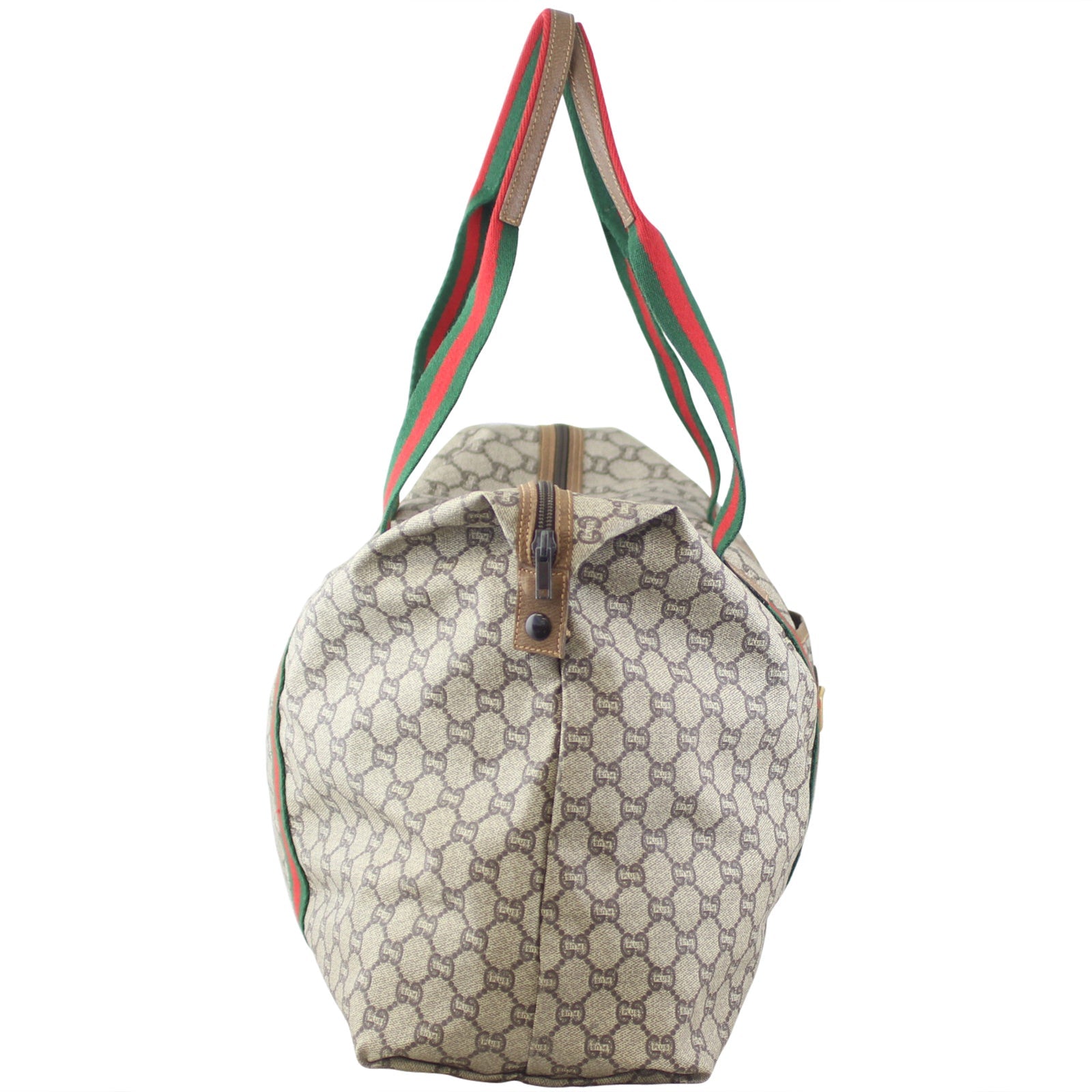 Gucci Vintage GG Plus Web Travel Tote