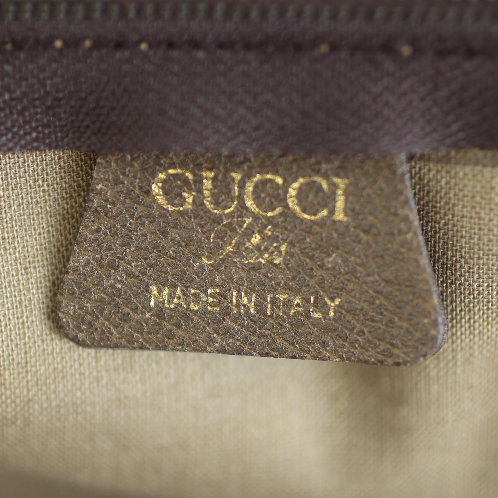 Gucci Vintage GG Plus Web Travel Tote