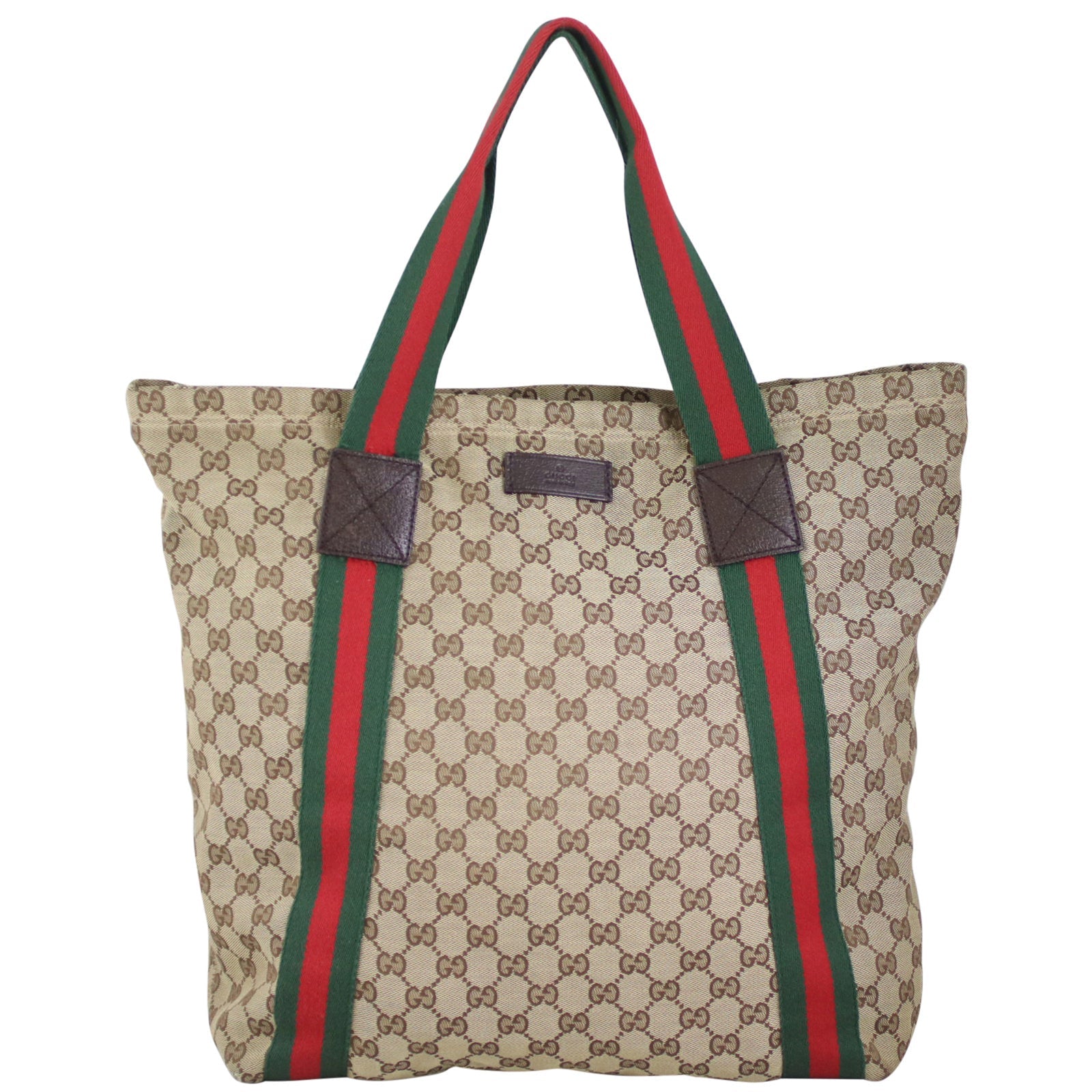 Gucci GG Web Sherry Line Tote